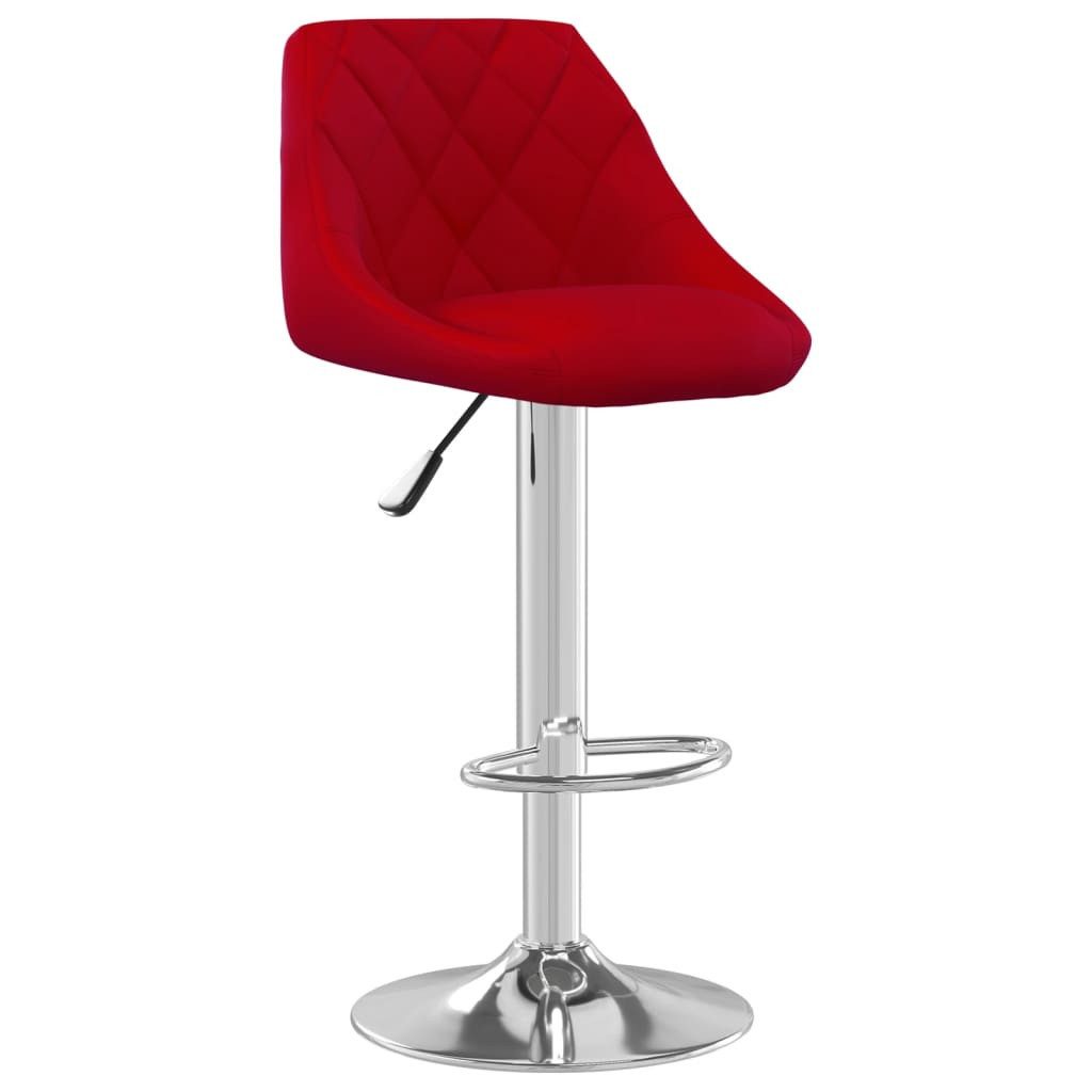 vidaXL Barhocker Barhocker Weinrot Samt (1 günstig online kaufen