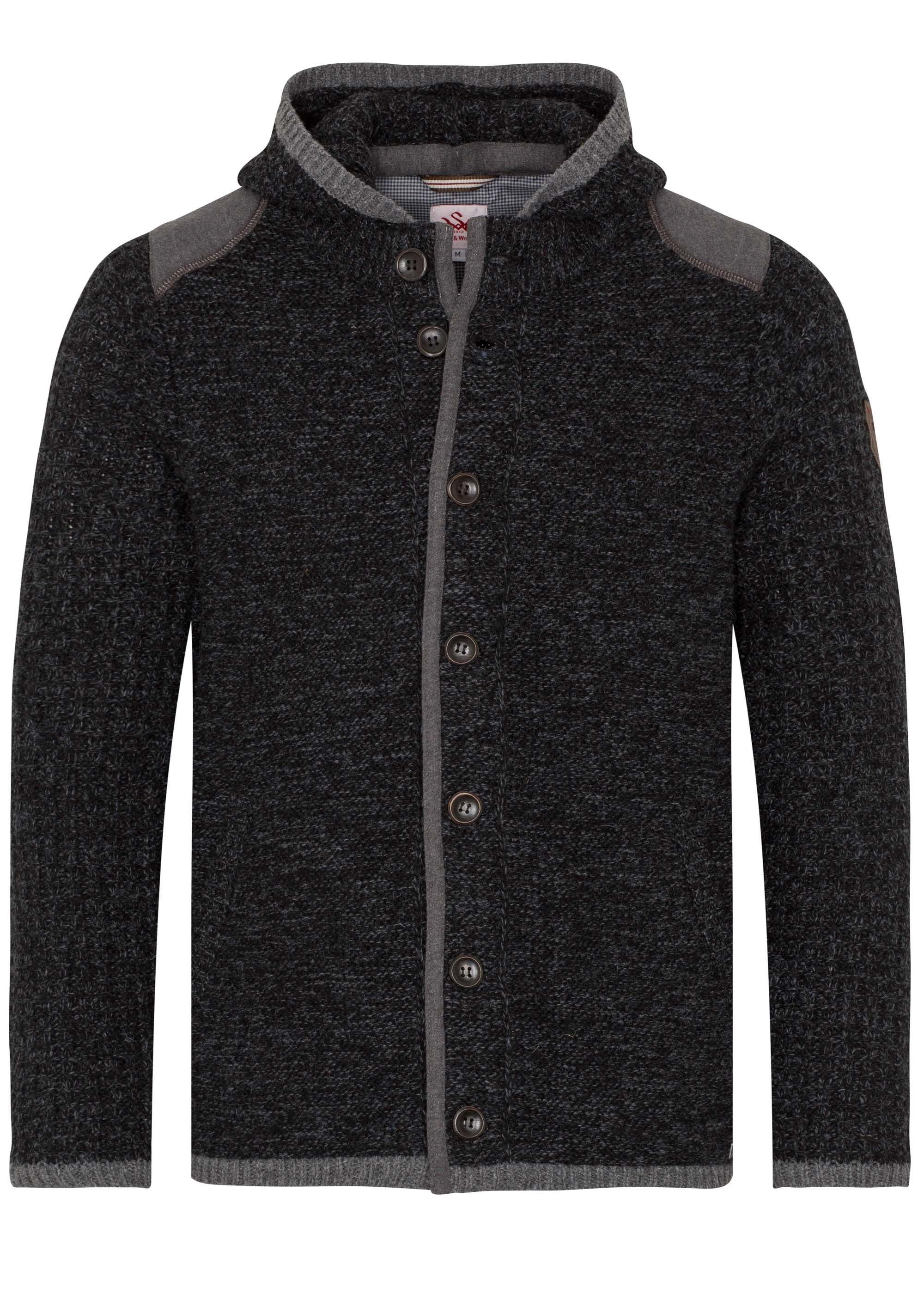 Spieth & Wensky Trachtenstrickjacke Nabor (1-tlg) Hochwertige Merinwolle günstig online kaufen