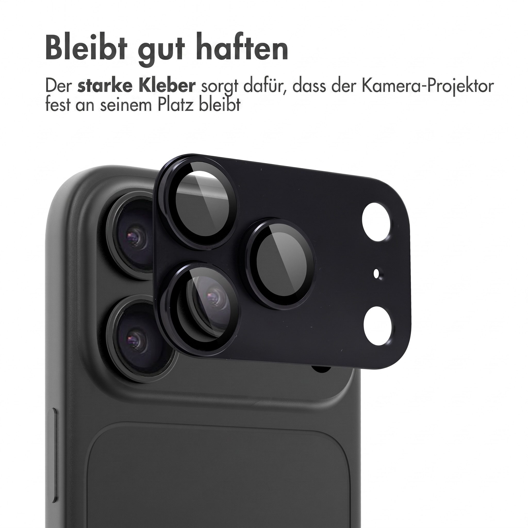 imoshion Displayschutzglas imoshion Kameraschutz Glas 2er-Pack Apple iPhone 18 Pro / 17 Pro - Sch, 2 Stück – Bild 3 von 5