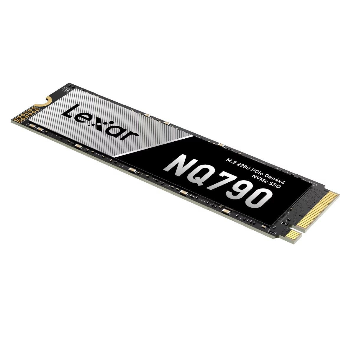 Lexar NQ790 1TB NVMe SSD Gen4 M.2 2280 1000GB interne SSD (1 TB) M.2" 7000 MB/S Lesegeschwindigkeit, 6000 MB/S Schreibgeschwindigkeit, Features: PCIe Gen4x4, NVMe 1.4, HMB, SLC Cache, 3D NAND