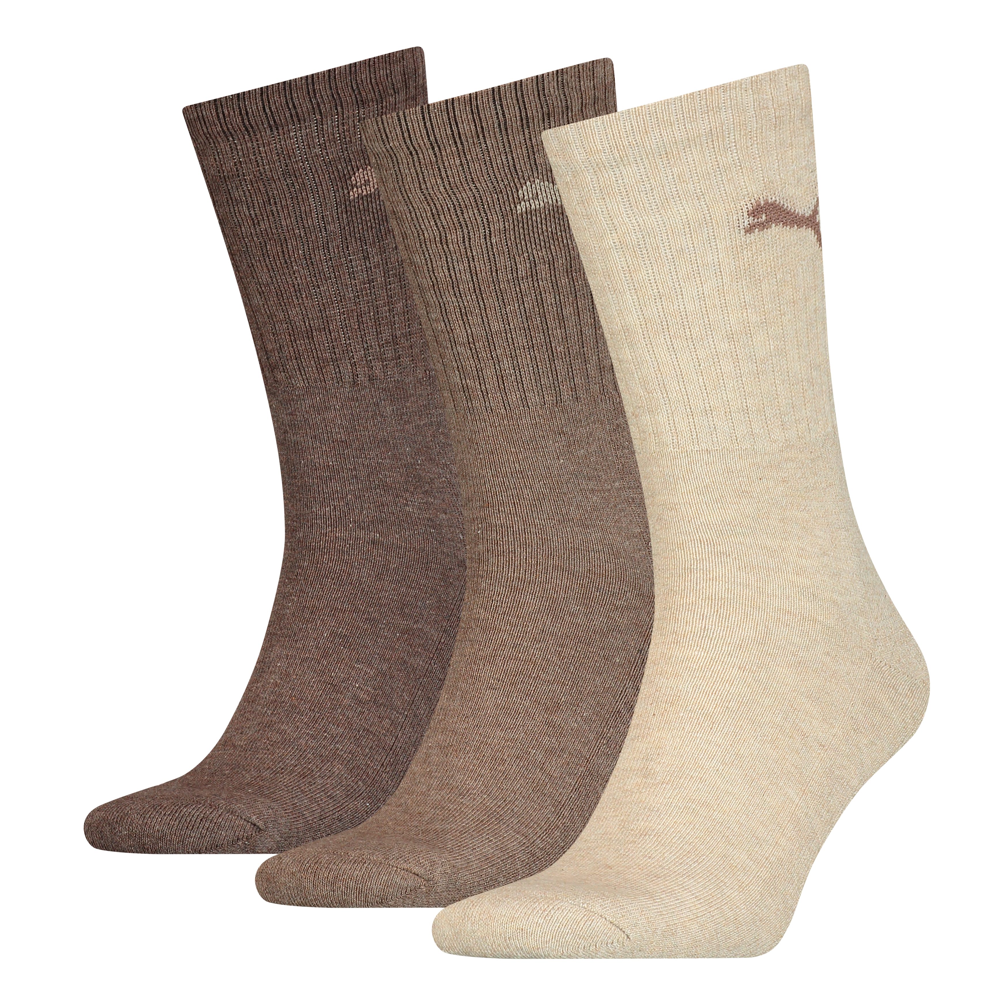 PUMA Socken PUMA UNISEX CREW SOCK 3P (3 Paar) mit farblichem Logo