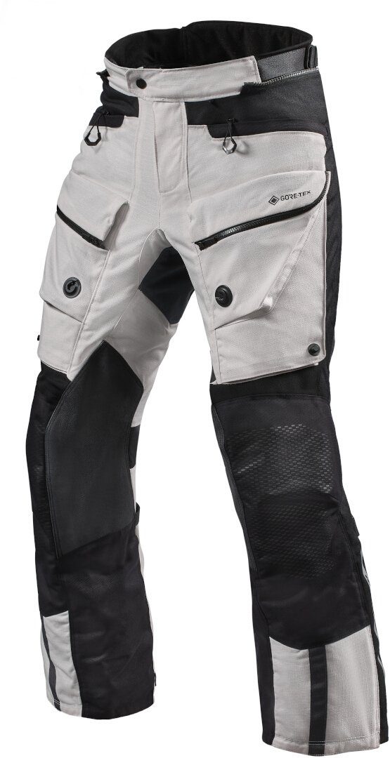 Motorradhose Silver/Black Revit Motorrad GTX Textilhose Defender 3