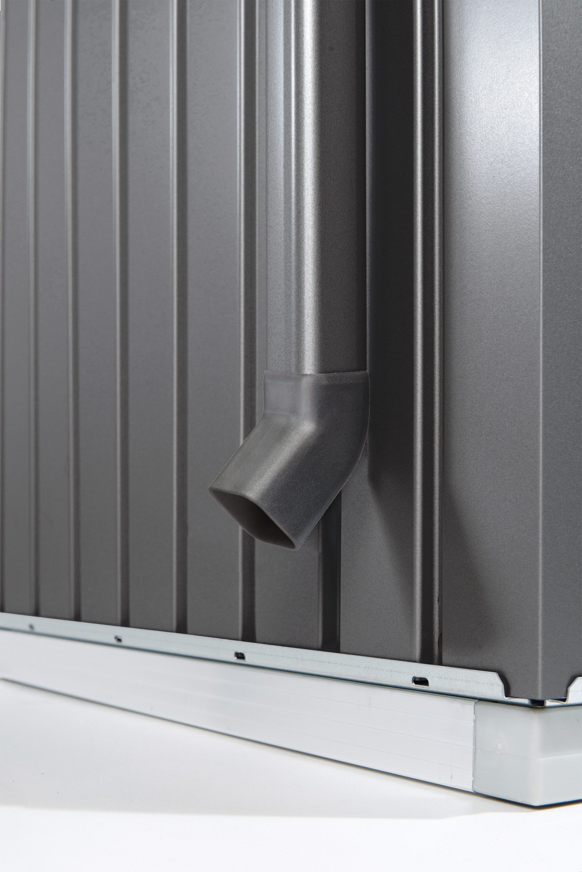 Biohort Regenfallrohr 2 Stück, inkl. Befestigungsmaterial, verschiedene Farben, (Set, 2-tlg), 4 mm, 4x4x170 cm