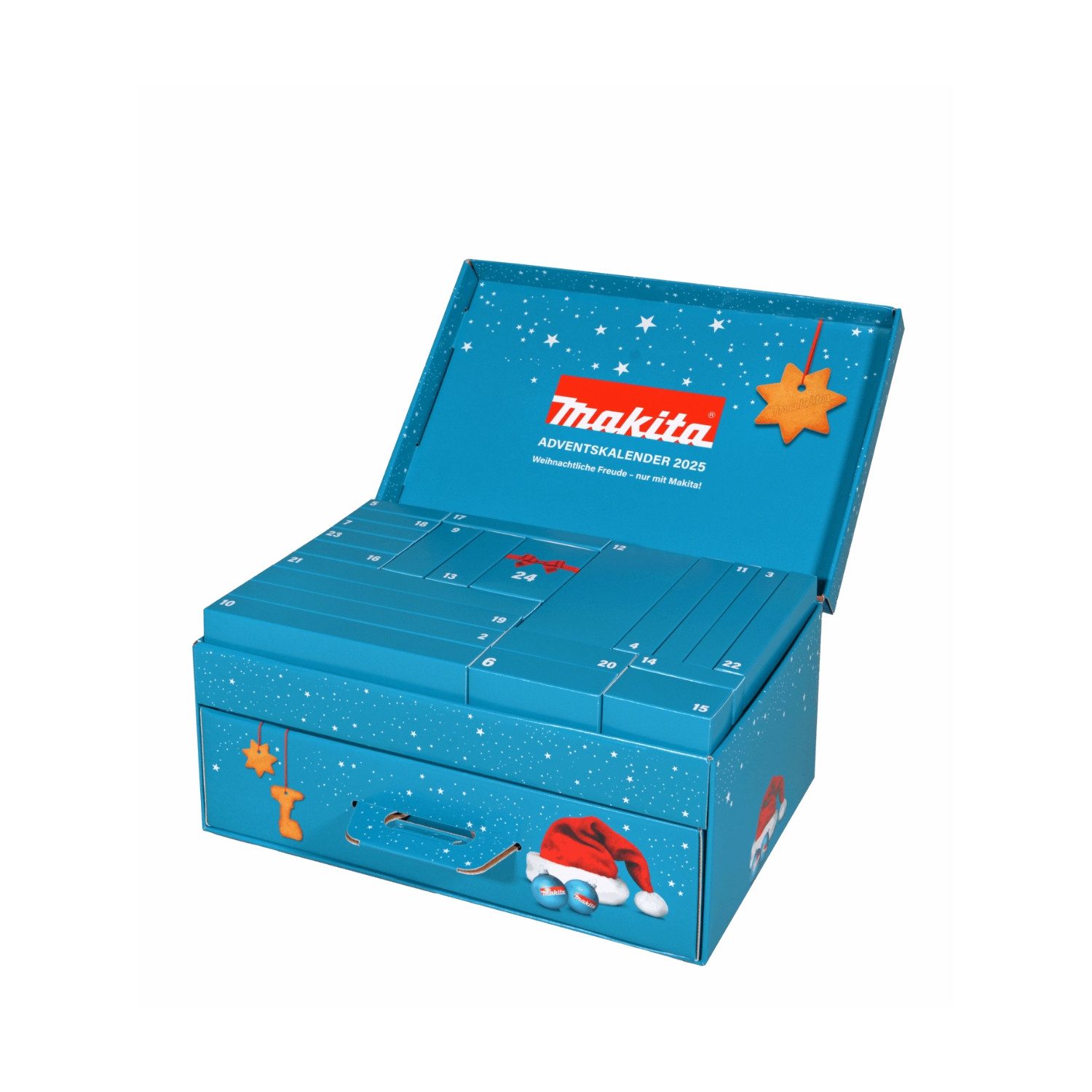 Makita Adventskalender Makita Adventskalender 2025 (P-84800) – 24 Türchen v günstig online kaufen