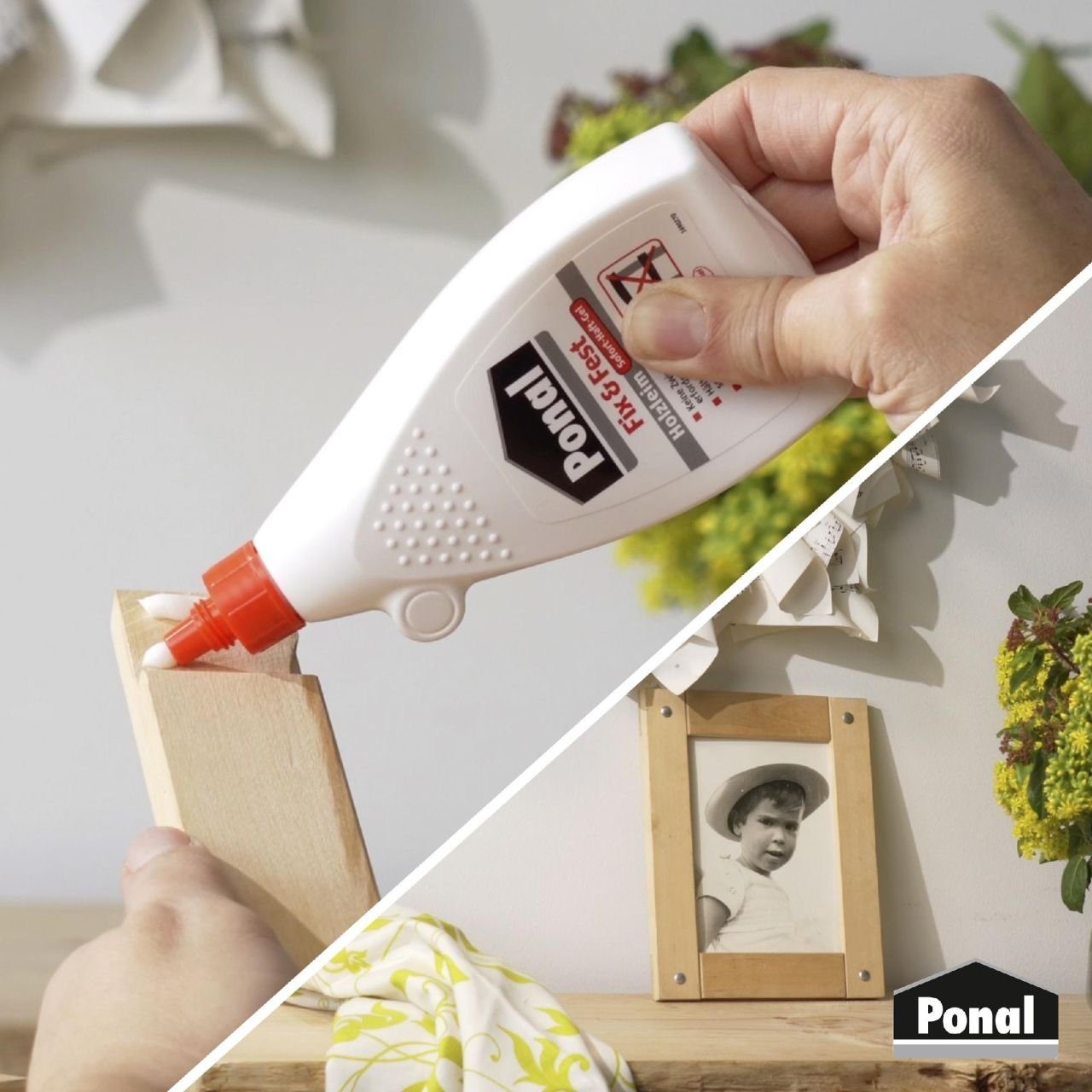 Ponal Umleimer Ponal Holzleim Fix & Fest 500 g Flasche, trocknet – Bild 4 von 4