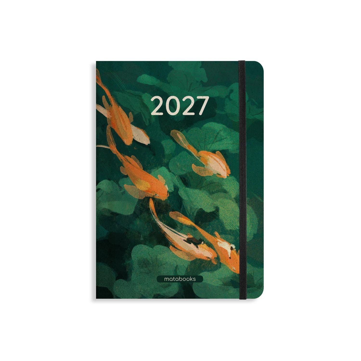 matabooks Buchkalender matabooks – A5 Kalender Samaya 2027 Farbe: Pond Green (DE/EN)