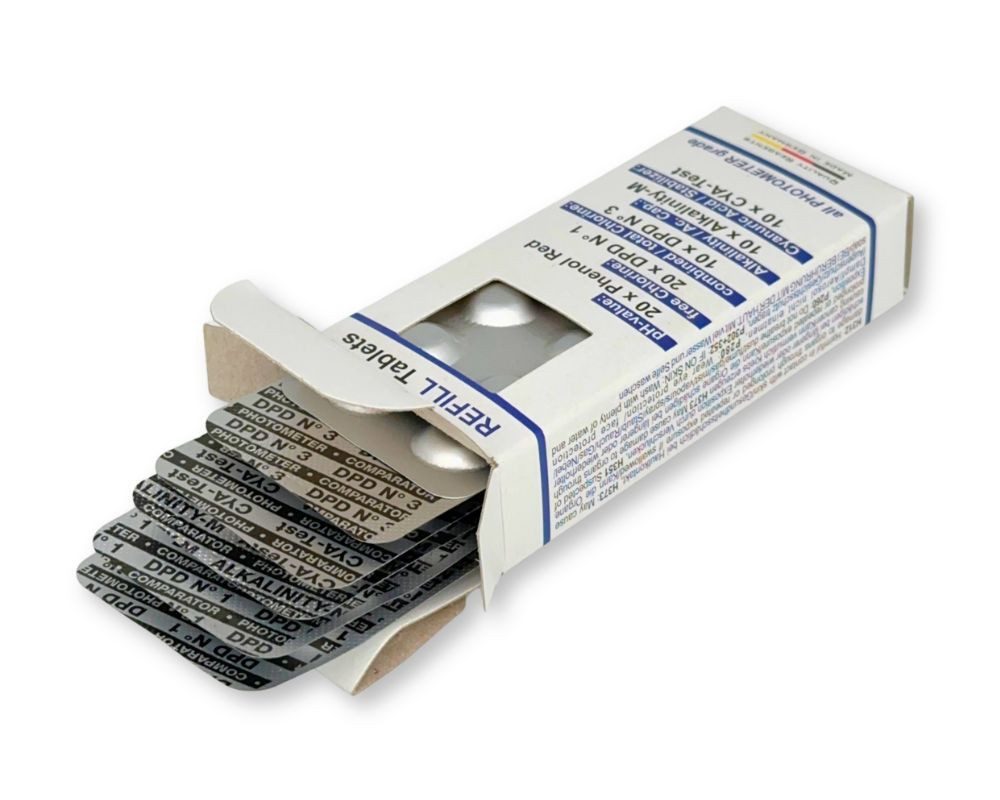 WATER-I.D. Pooltester Nachfüllpack für elektronischen Pooltester PoolLab 1.0 & PoolLab 2.0