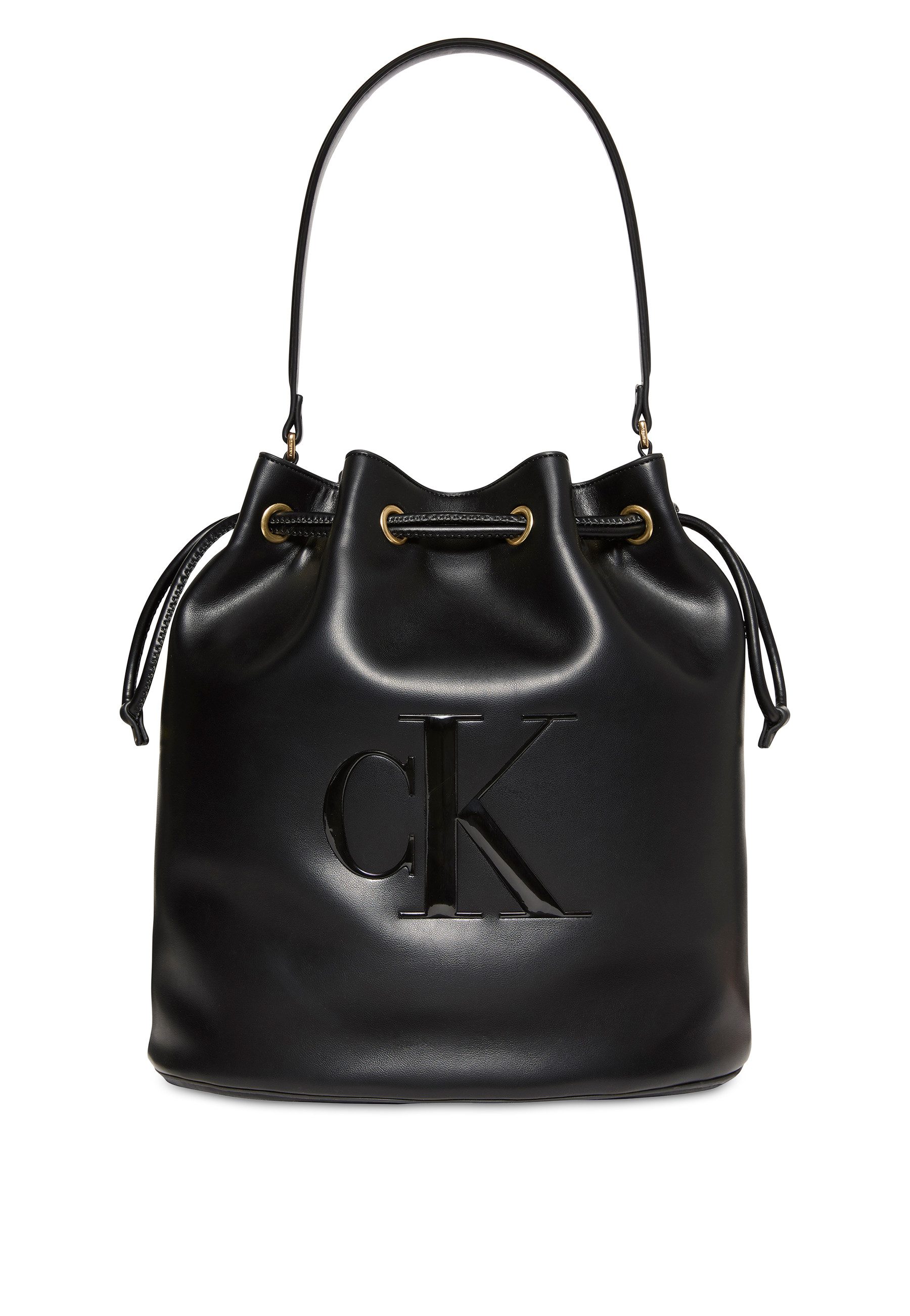 Calvin Klein Beuteltasche RAISED CK LARGE BUCKET BAG, Henkeltasche, Damen H günstig online kaufen