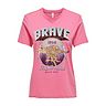 Azalea Pink Print:Brave