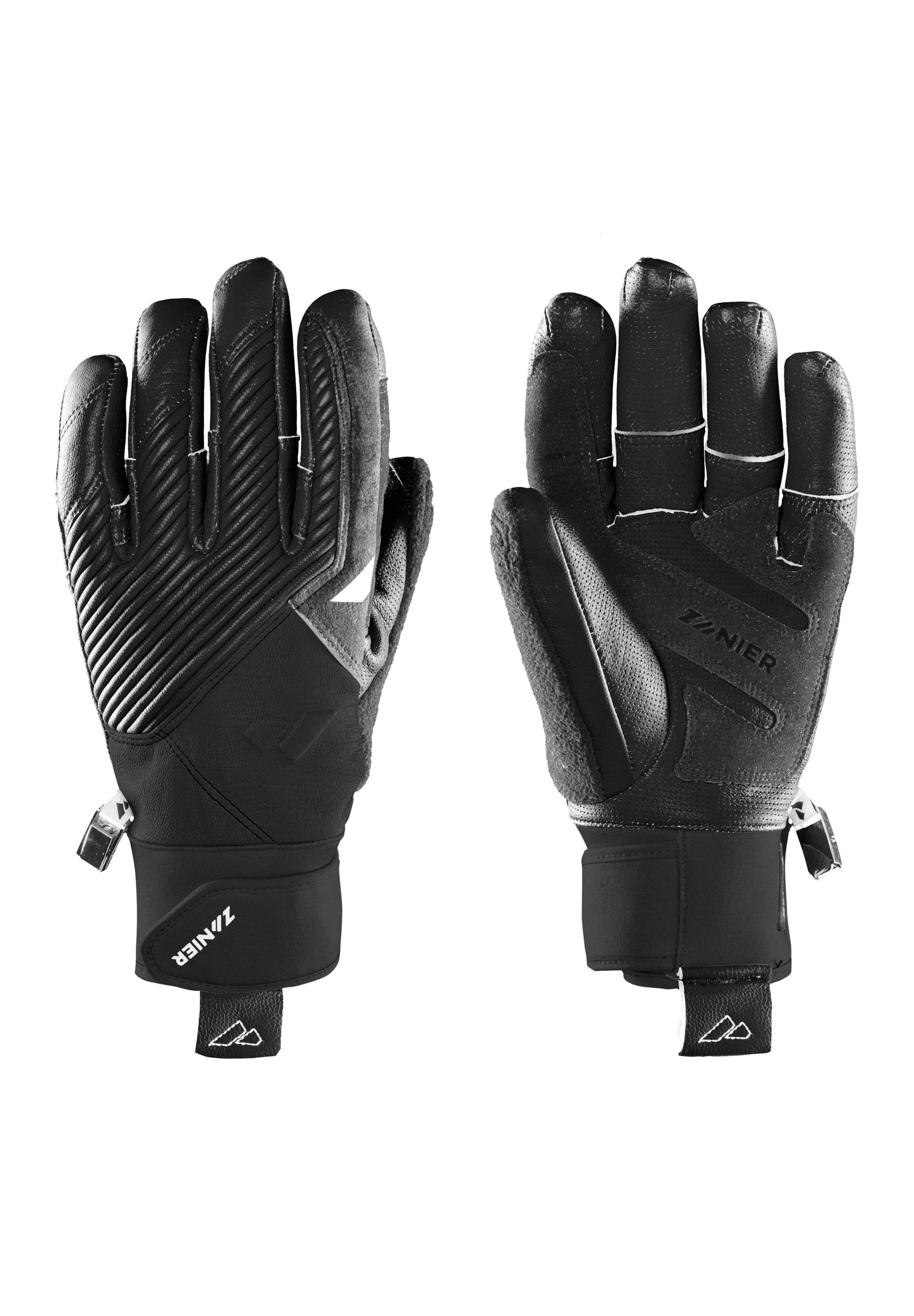We black on focus REVOLUTION.XSX Zanier gloves Lederhandschuhe