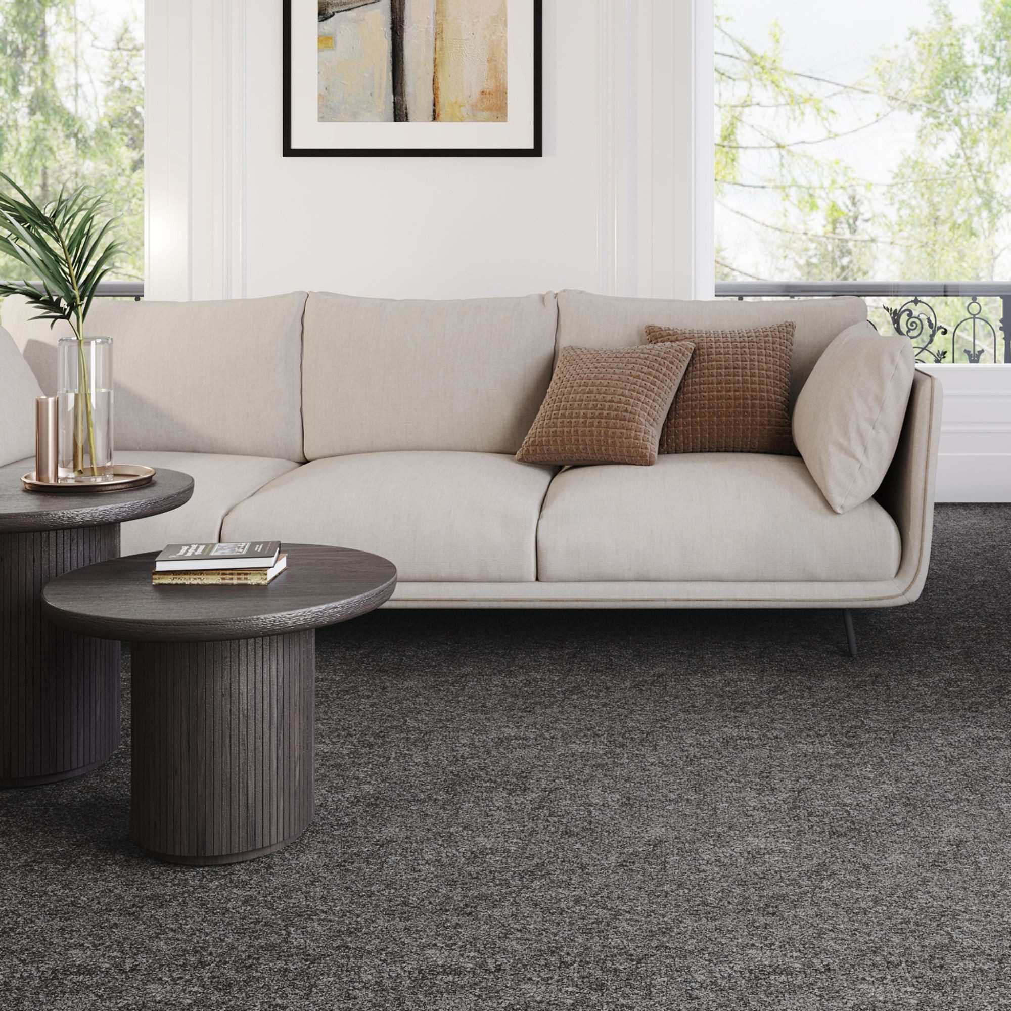 Steffensmeier Teppichfliese Richmond Paket (20Stück) 5m², Rechteckig, Teppichfliese 50x50 cm Gewerbeeignung