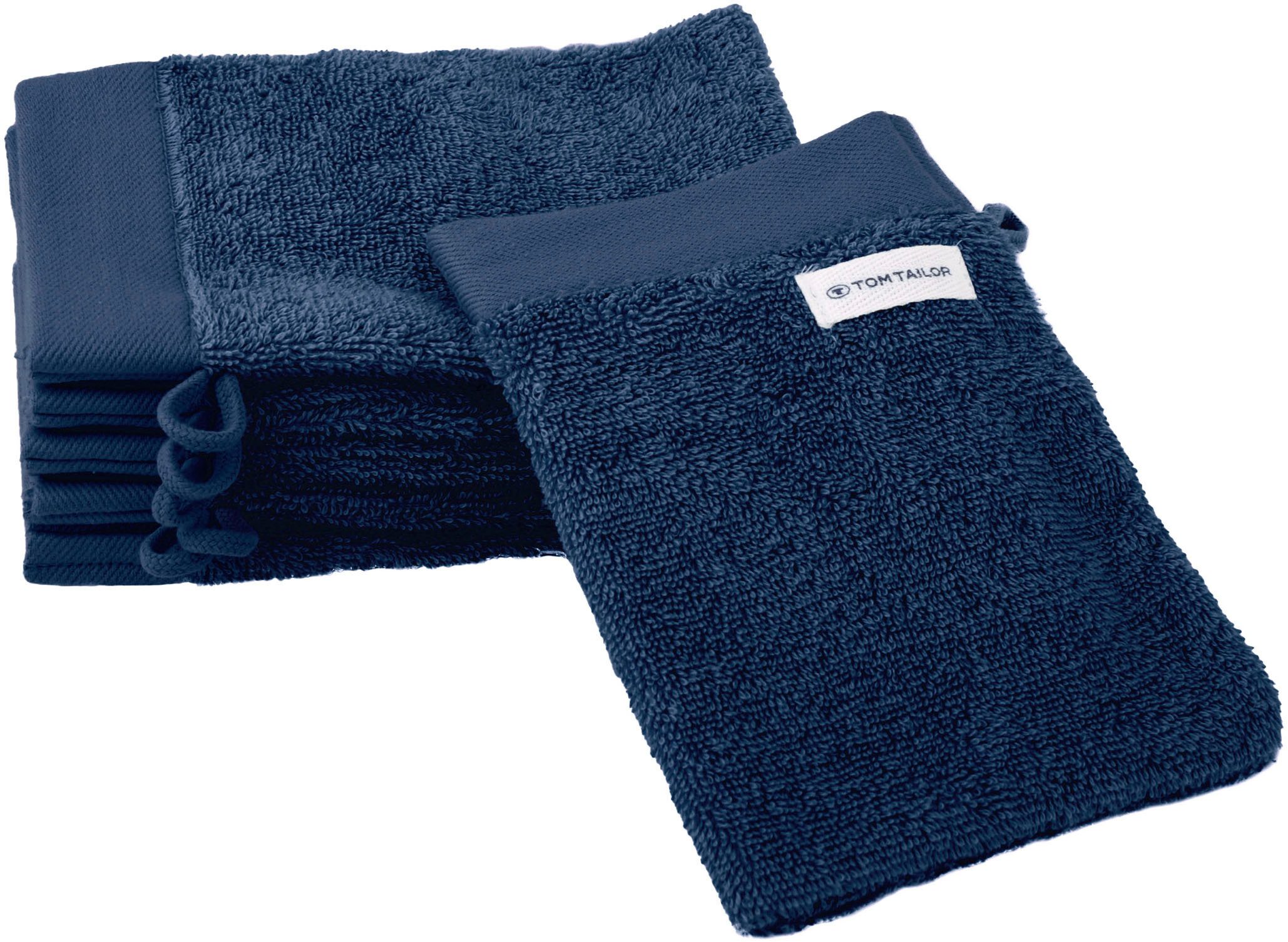TOM TAILOR HOME Waschhandschuh Waschhandschuh COLOR BATH, Frottier (6-St)
