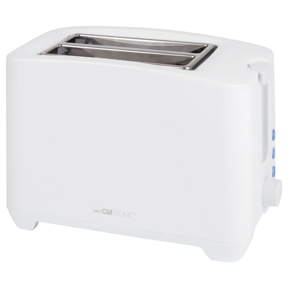 3801, Toaster mit weiß CLATRONIC TA Auftau-/Aufwärm-/Schnellstoppfunktion