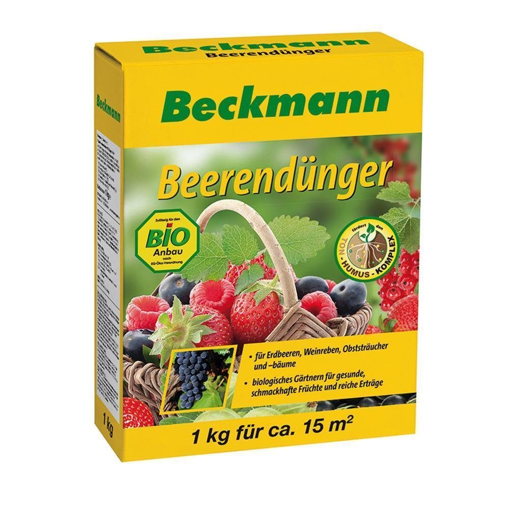 Beckmann IM GARTEN Obstdünger Beerendünger Früchtedünger Obstdünger 1 kg Karton