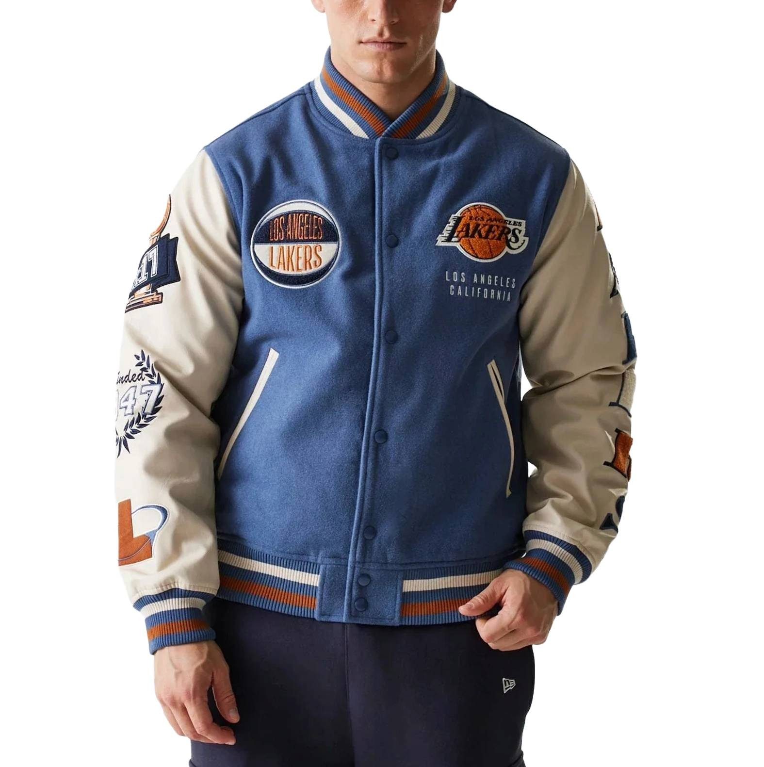 New Era Collegejacke Jacke New Era NBA Patch Los Angeles Lakers günstig online kaufen