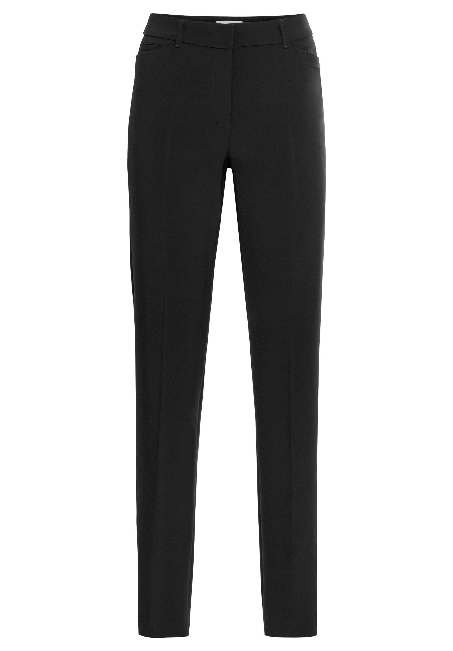 bianca Stoffhose – Schmale Business-Hose mit Bügelfalte