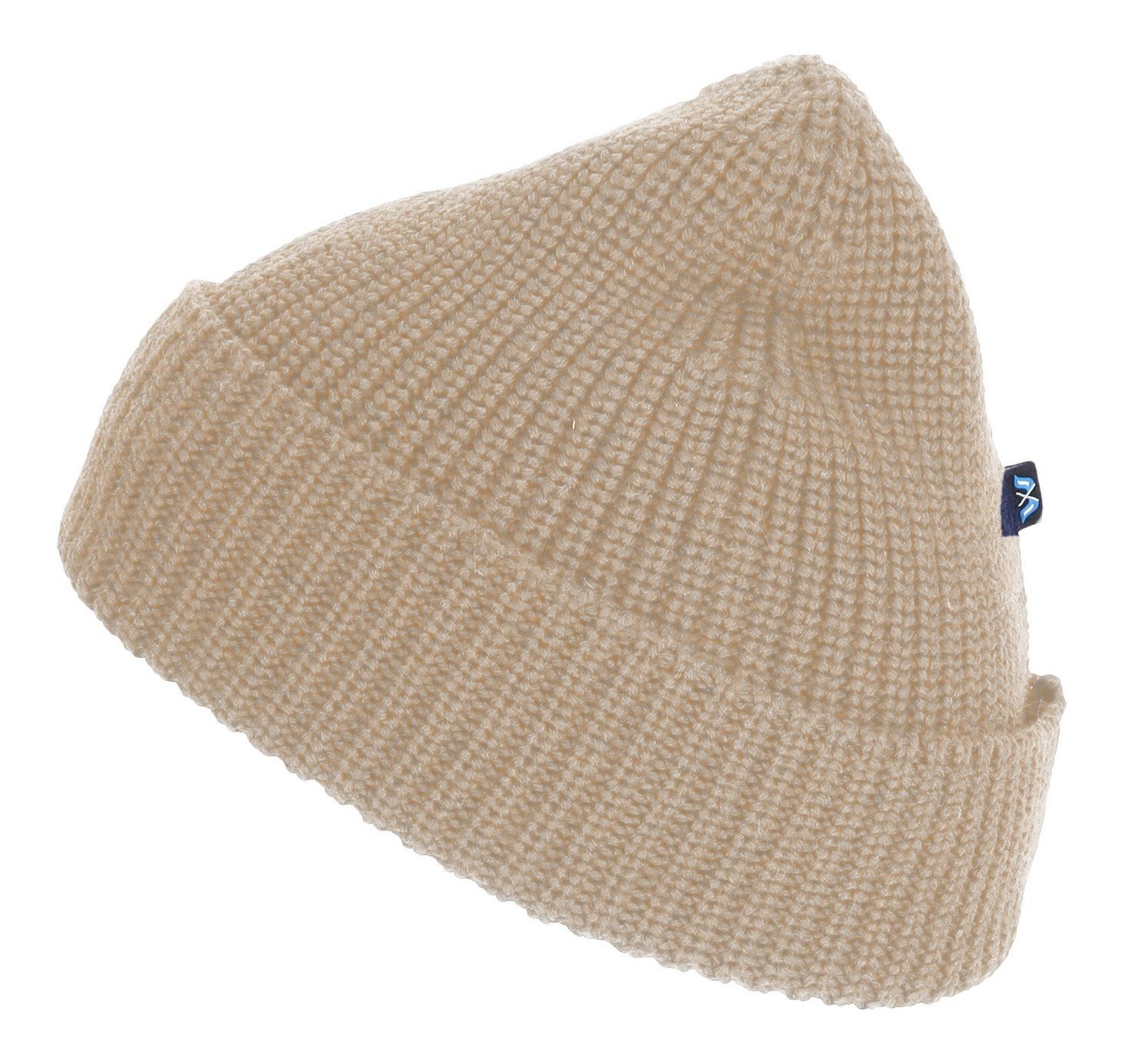 Blauer Peter Strickmütze (Packung) aus Merino in Perlfang-Optik