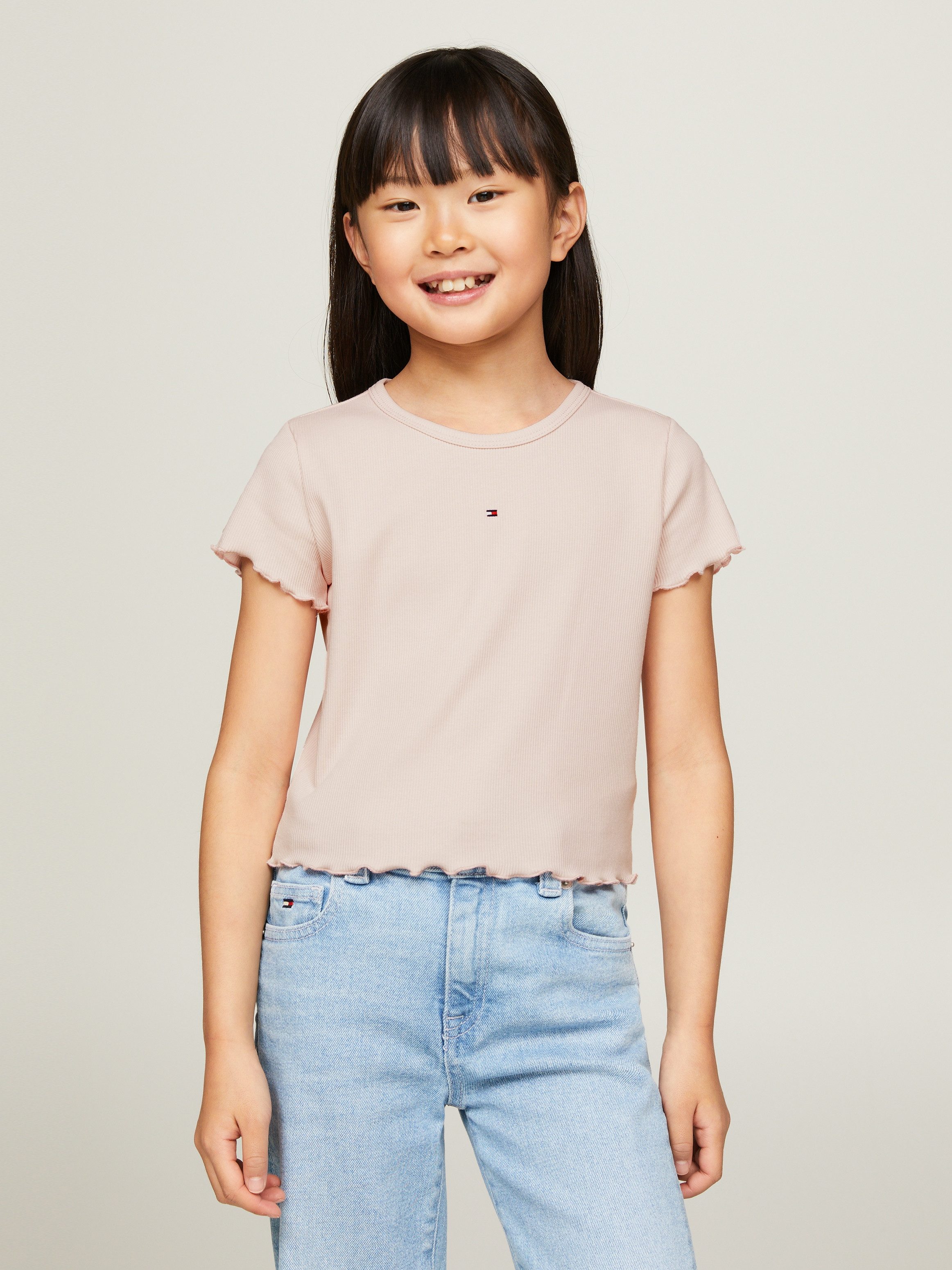 Tommy Hilfiger T-Shirt ESSENTIAL RIB TOP günstig online kaufen