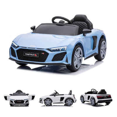ES-Toys Elektro-Kinderauto Elektroauto Audi R8 Spyder, Belastbarkeit 30 kg, Bluetooth Fernbedienung EVA-Reifen