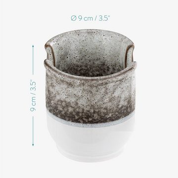 Navaris Schwammhalter Keramik Schwammhalter für Waschbecken - Geschirrspülschwamm, (1-tlg)