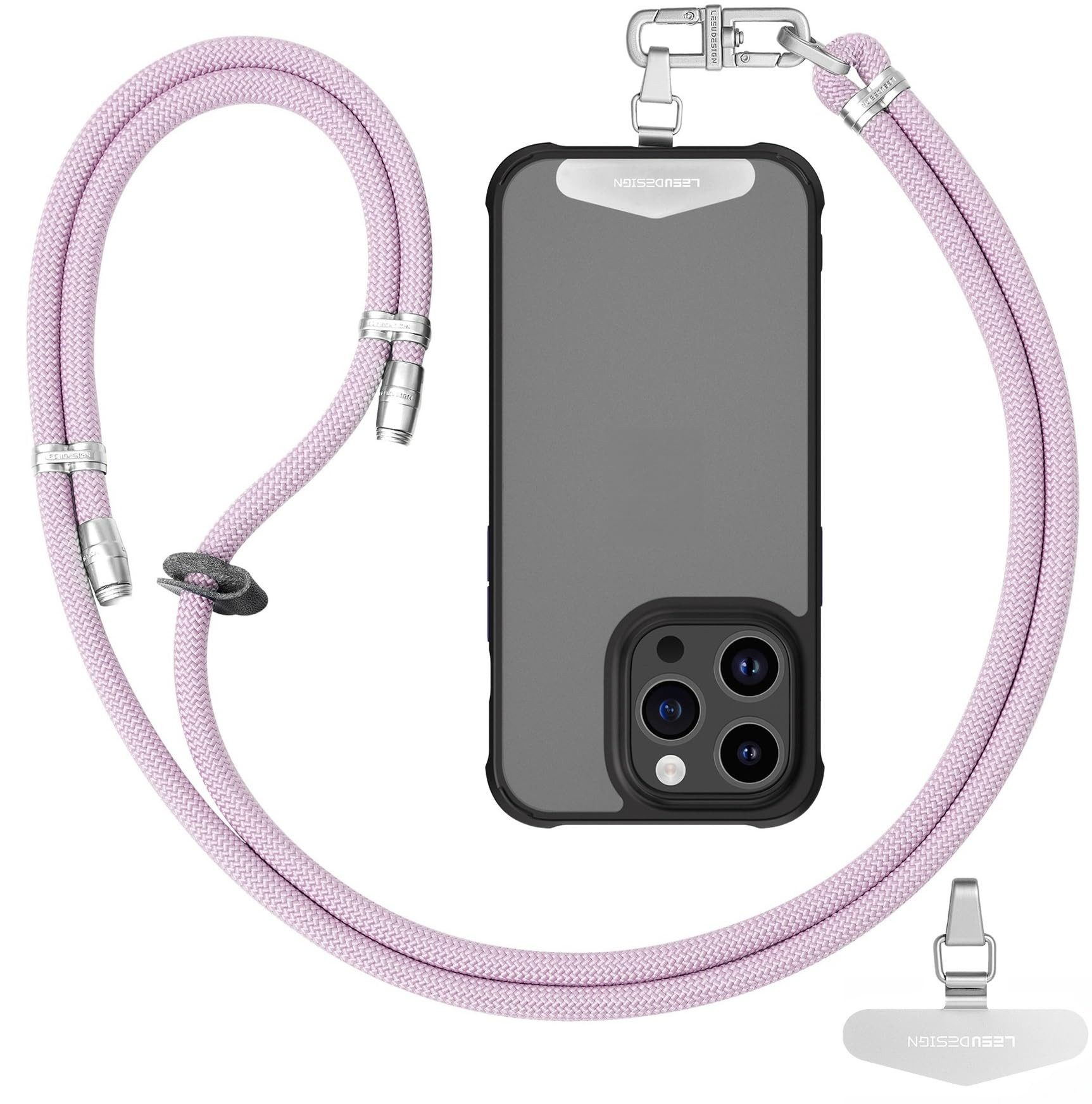 Coonoor Handykette Universal zum Umhängen, Handy Lanyard, Stabil Handyband, mit Kordel Smartphonekette für Holiday, Outdoor, Reise