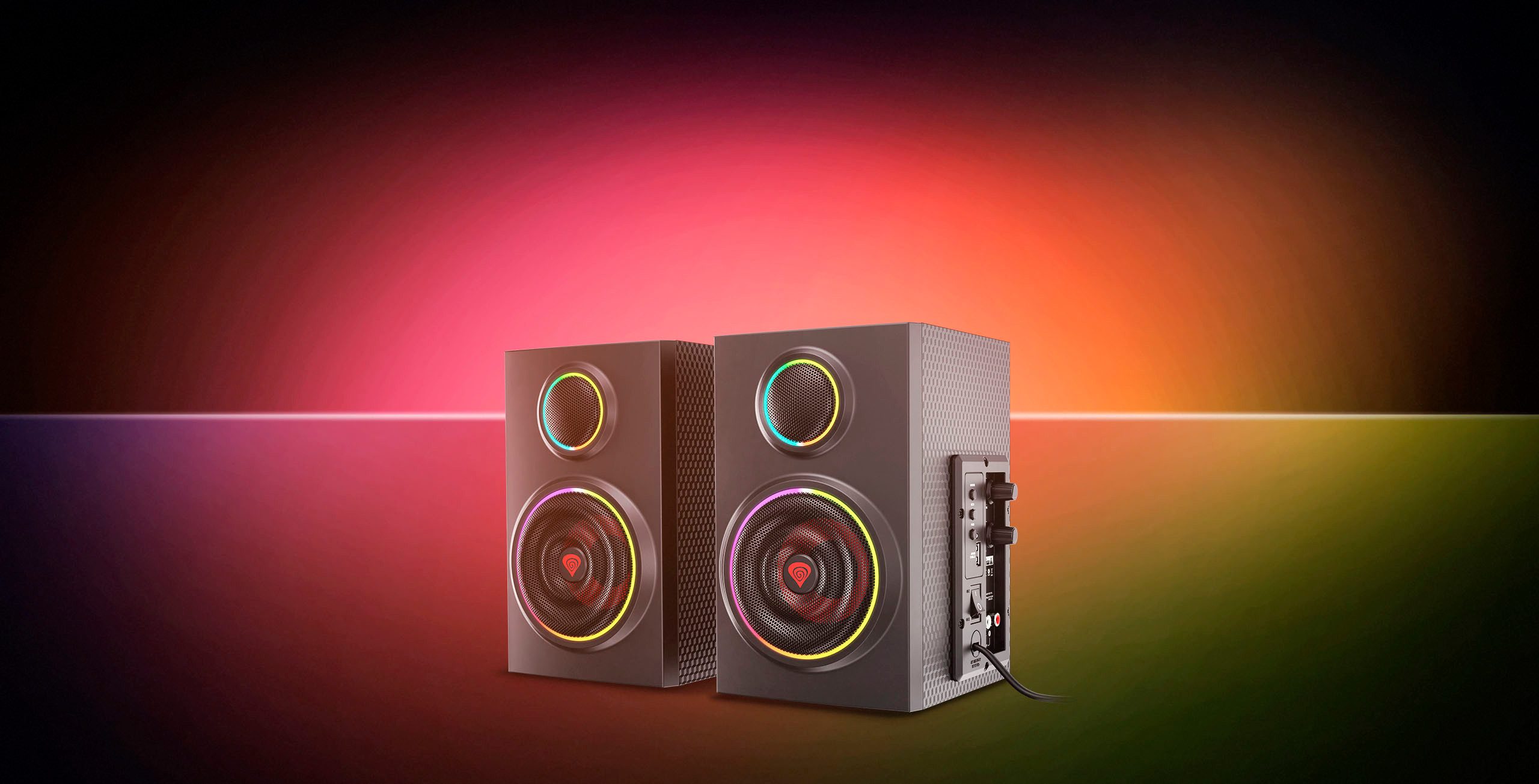 Genesis HELIUM 300BT ARGB 2.1 Soundsystem 2.0 (Bluetooth, 24 W)
