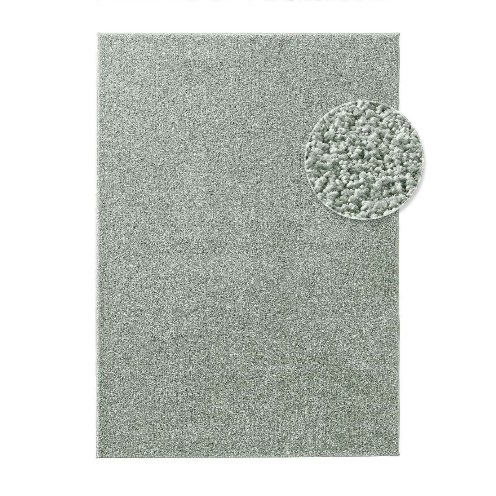 TaraCarpet Teppich Kurzflor-Frisee-Teppich Madrid Uni, rechteckig, günstig online kaufen