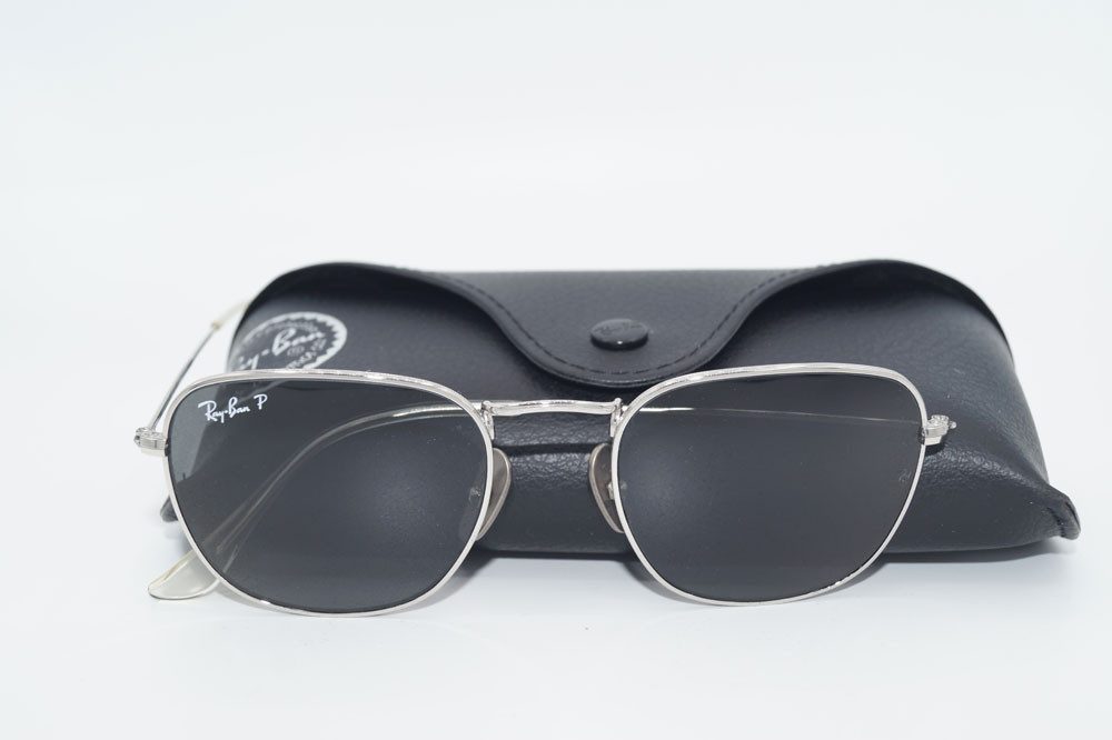 Ray-Ban Sonnenbrille RAY BAN Sonnenbrille Sunglasses RB 8157 920948 Titanium Polarized