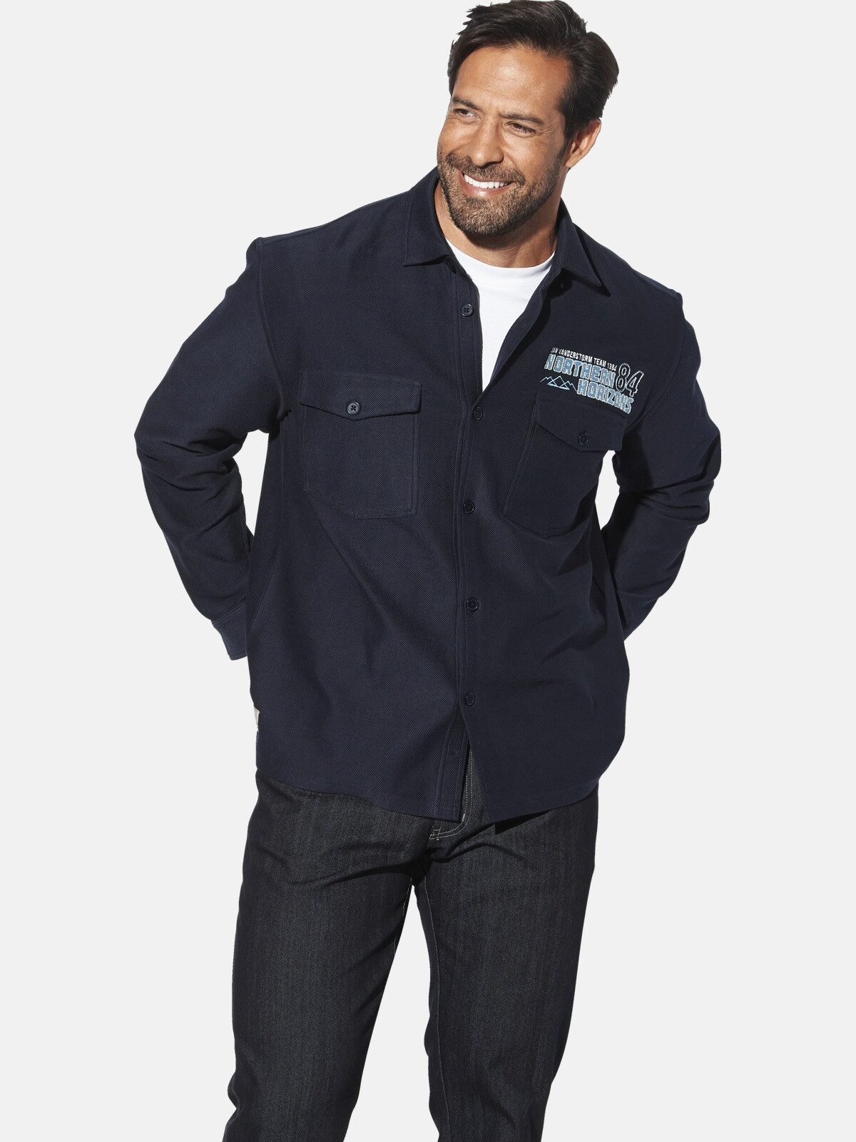 Jan Vanderstorm Outdoorhemd KNUTGARD mit großen Brusttaschen günstig online kaufen