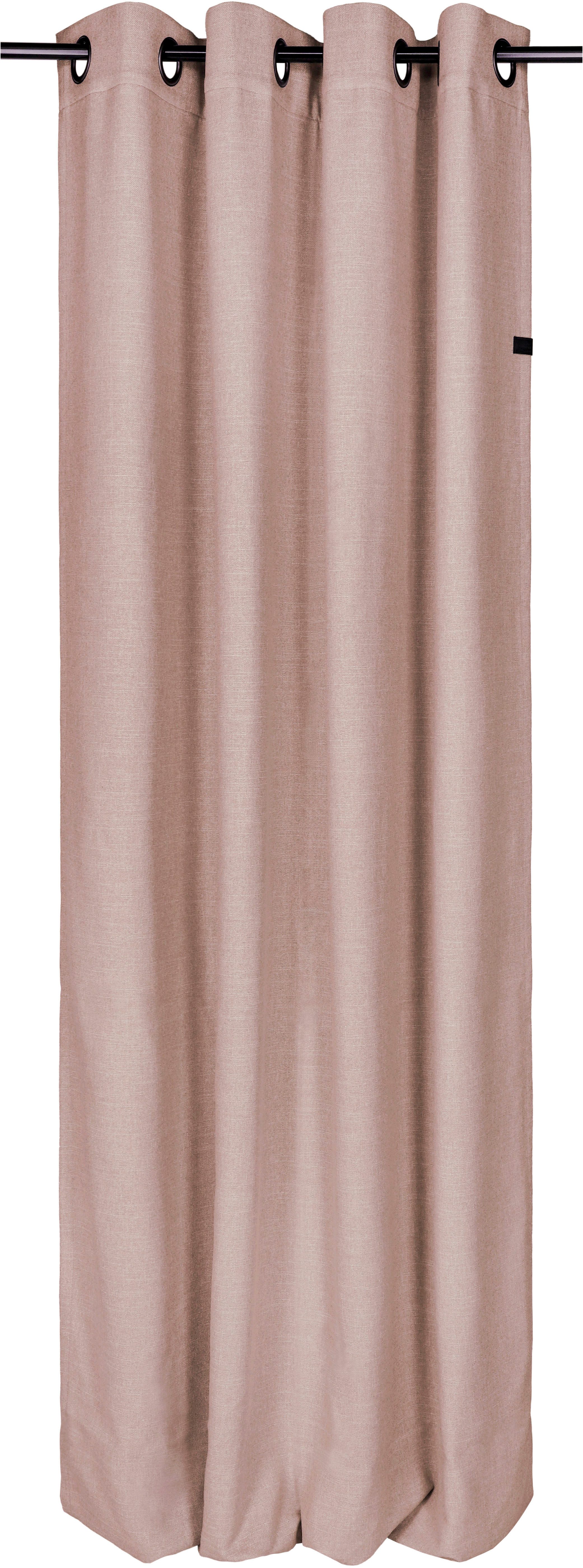 SCHÖNER WOHNEN-Kollektion Gardine Coast (1 St), Ösen, blickdicht, Polyester, strukturierte Leinenoptik im modernen Dessin