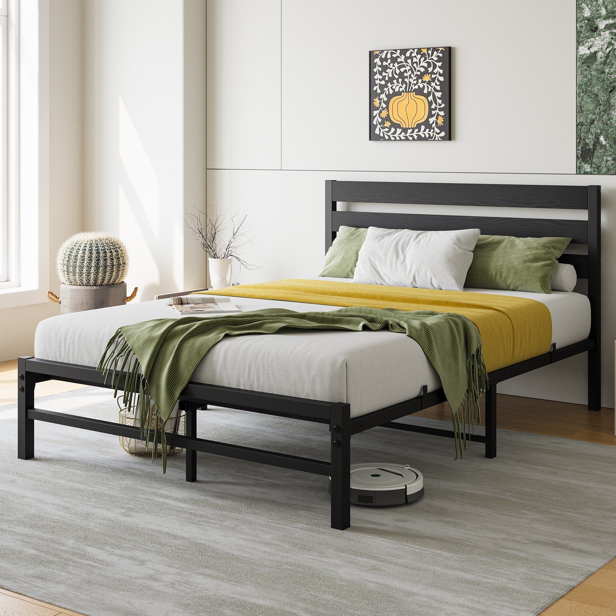 STILVORA Metallbett Metallbett 140x200 Bettgestell mit günstig online kaufen