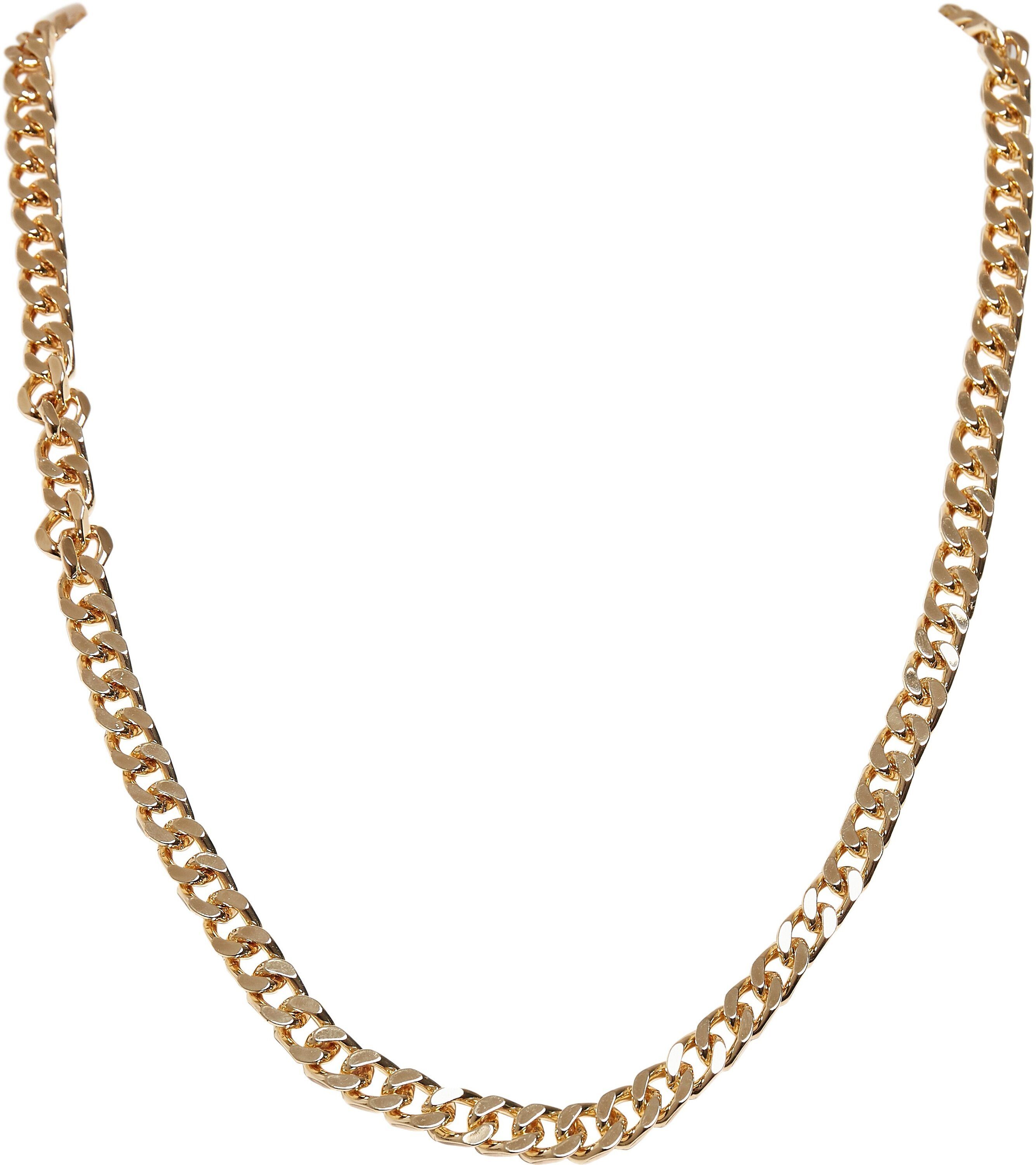 URBAN CLASSICS Edelstahlkette Accessoires Long Necklace gold Basic