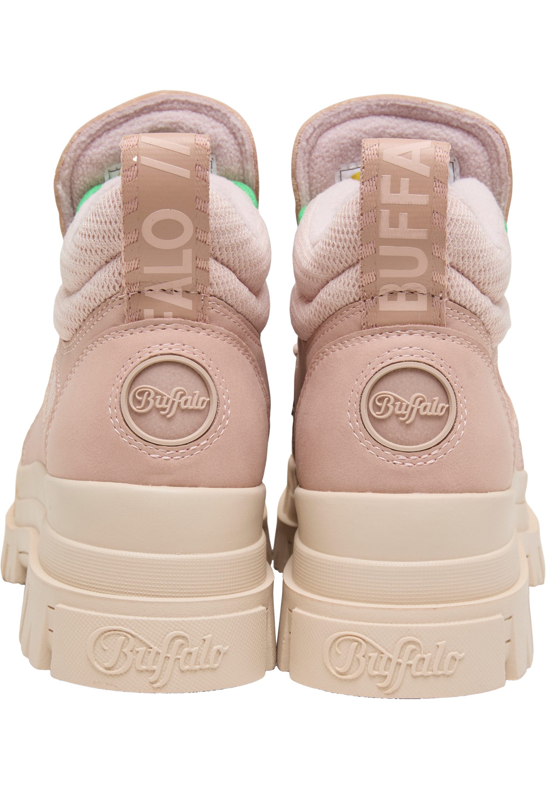 Buffalo Buffalo ASPHA LACE UP HIKE - VEGAN NUBUCK/MESH Stiefel