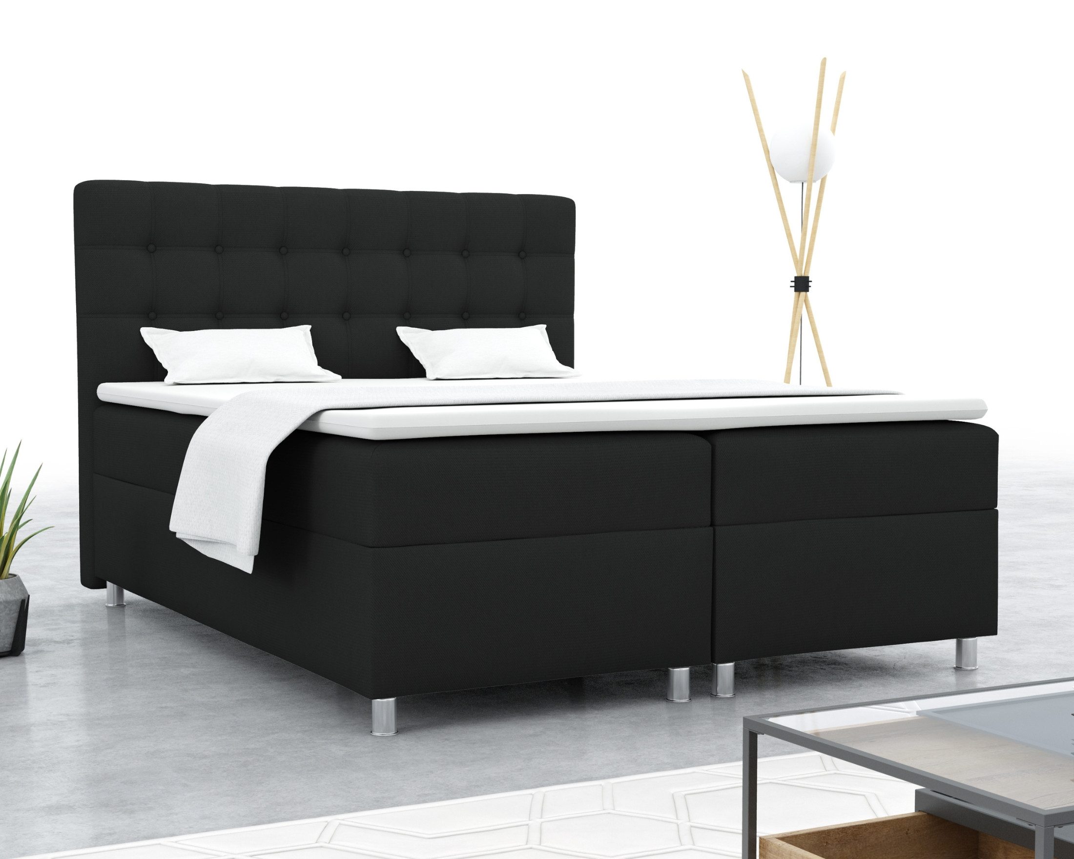 Deine Möbel 24 Boxspringbett BRILL Komplettbett günstig online kaufen