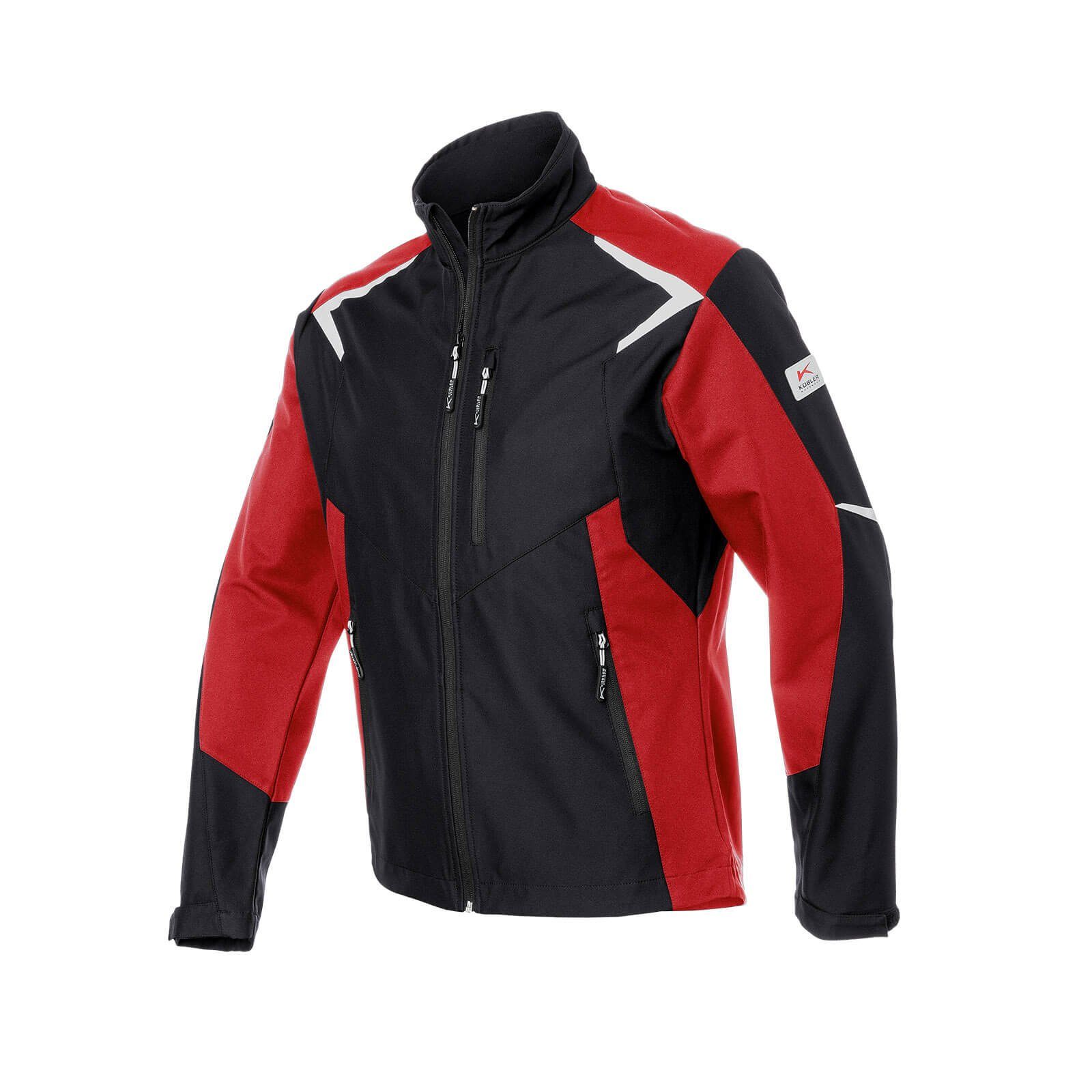 Softshelljacke Kübler Bodyforce Softshell Jacke schwarz/mittelrot