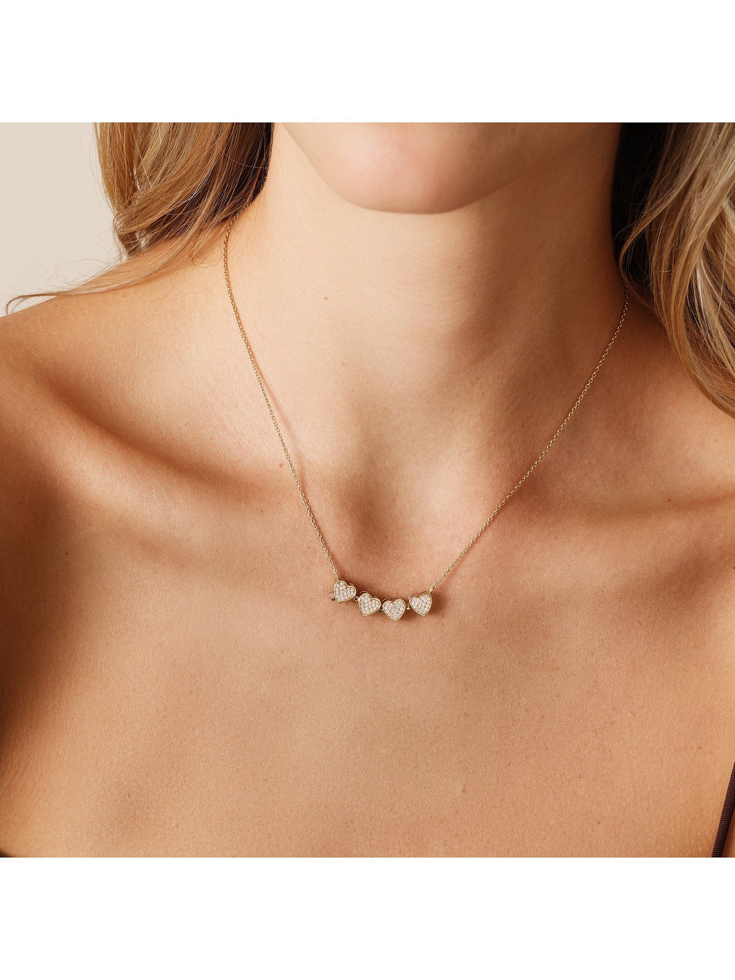 CHRIST Silberkette CHRIST Damen-Kette 925er Silber, recycelt Zirkonia