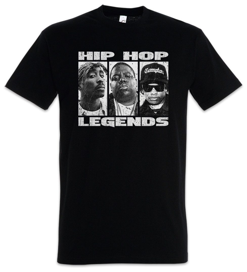 Urban Backwoods Print-Shirt Hip Hop Legends Herren T-Shirt Rap Gangster Legenden Heroes Rapper (1-tlg) Producer Produzent Musik Music