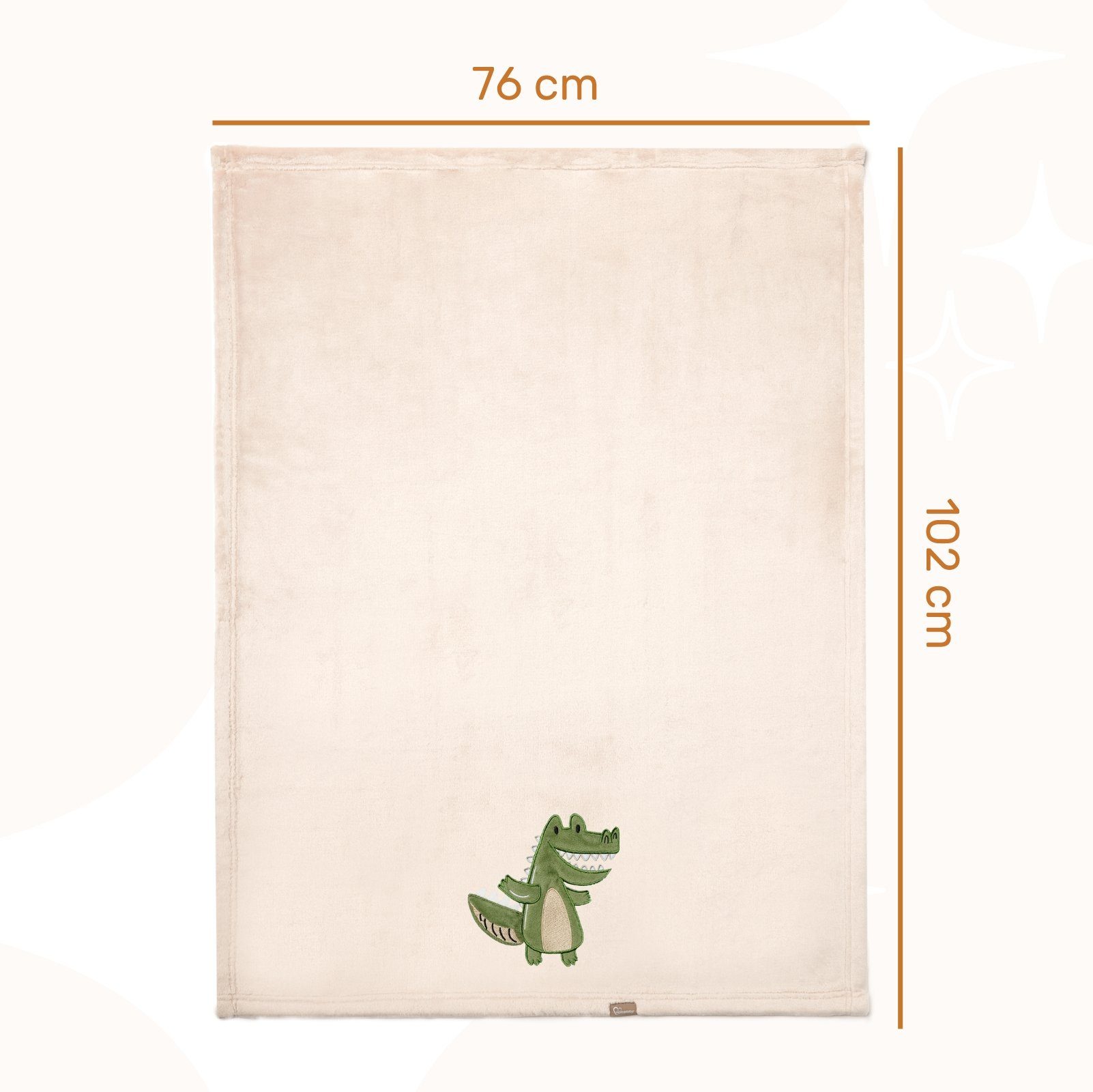 Wohndecke Warme Kuscheldecke Babydecke Blanket Baby Geschenk BE20-168, Be Mammy