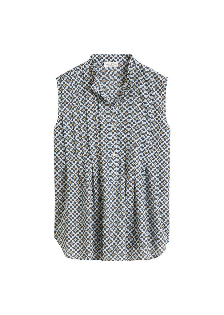 Marc O'Polo Blusenponcho Marc O' Polo Women / Da. Bluse / Woven Top, flared shape, pleats, sl