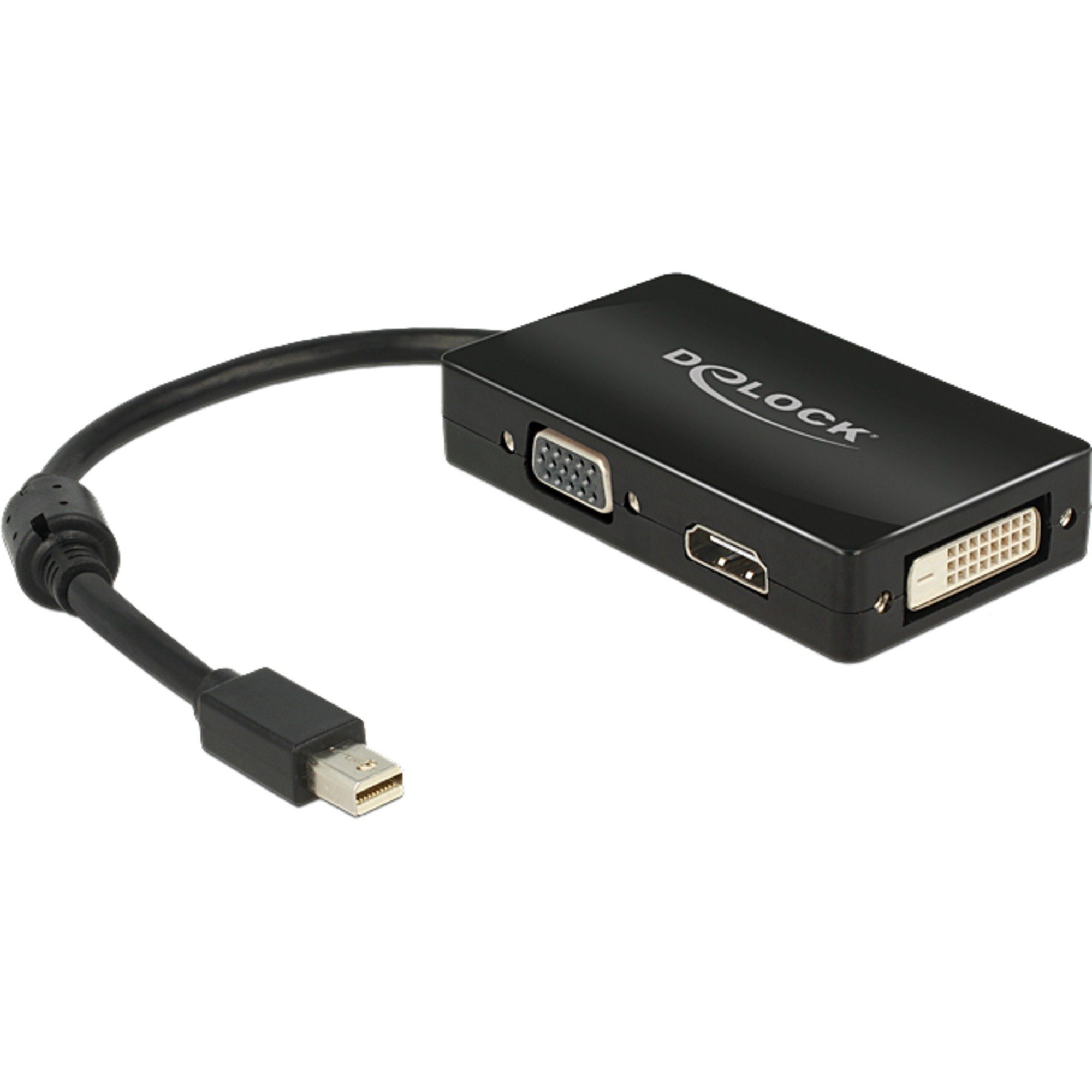 Delock DeLOCK Adapter MiniDisplayport > VGA/HDMI/DVI, (16 Audio- & Video-Adapter