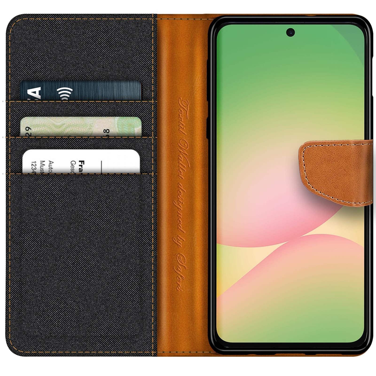 CoolGadget Handyhülle Flip Case Wallet Cover Book Tasche für Samsung Galaxy A37 5G, Handy Tasche mit Kartenfach Book Schutzhülle – Bild 2 von 5