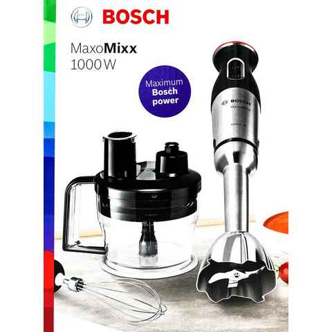 BOSCH Stabmixer MS8CM6190 MaxoMixx Stabmixer-Set Edelstahl