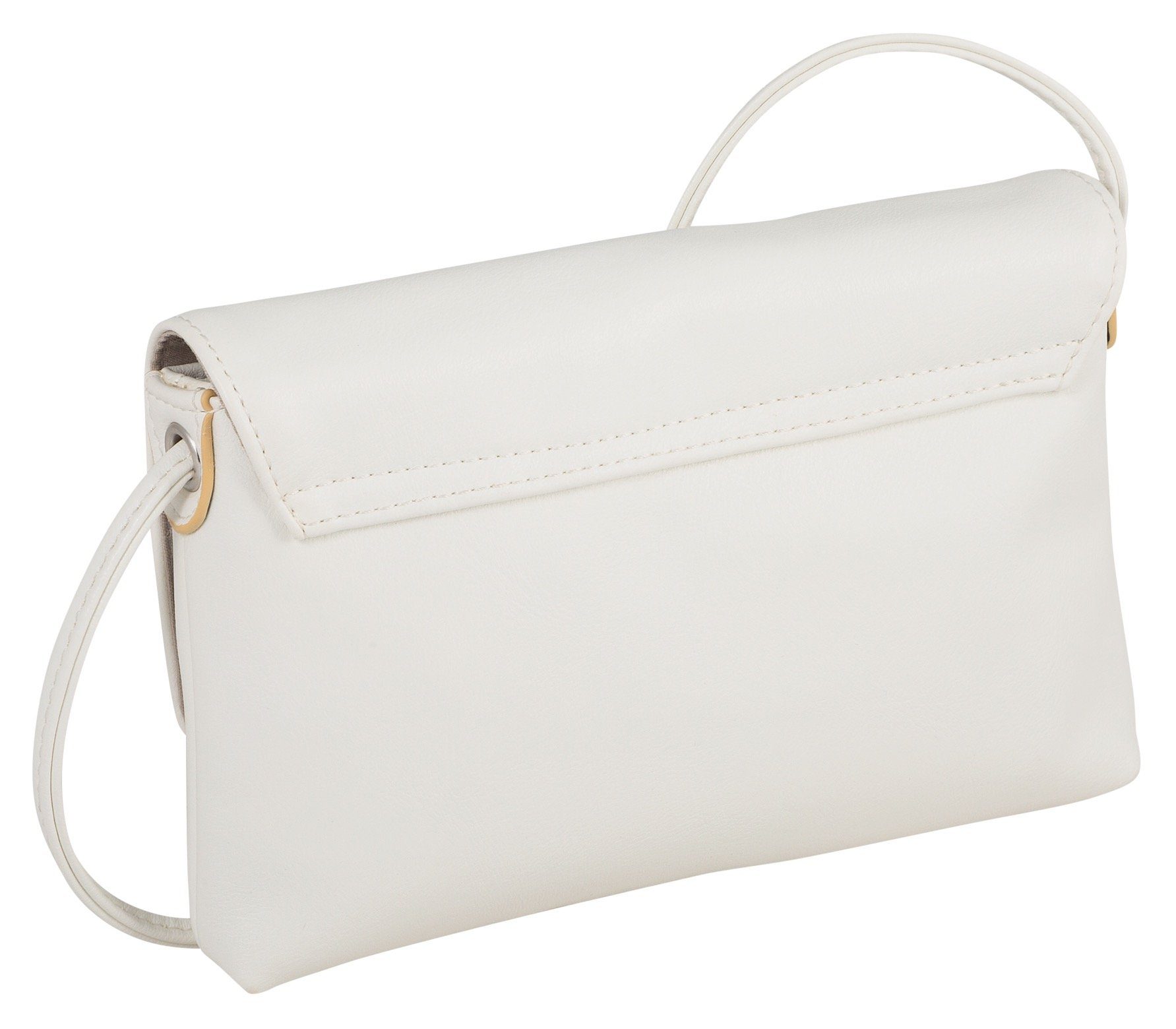 TOM TAILOR Umhängetasche Luna, mit hochglänzendem Logo und kleinem dekorativen Knoten