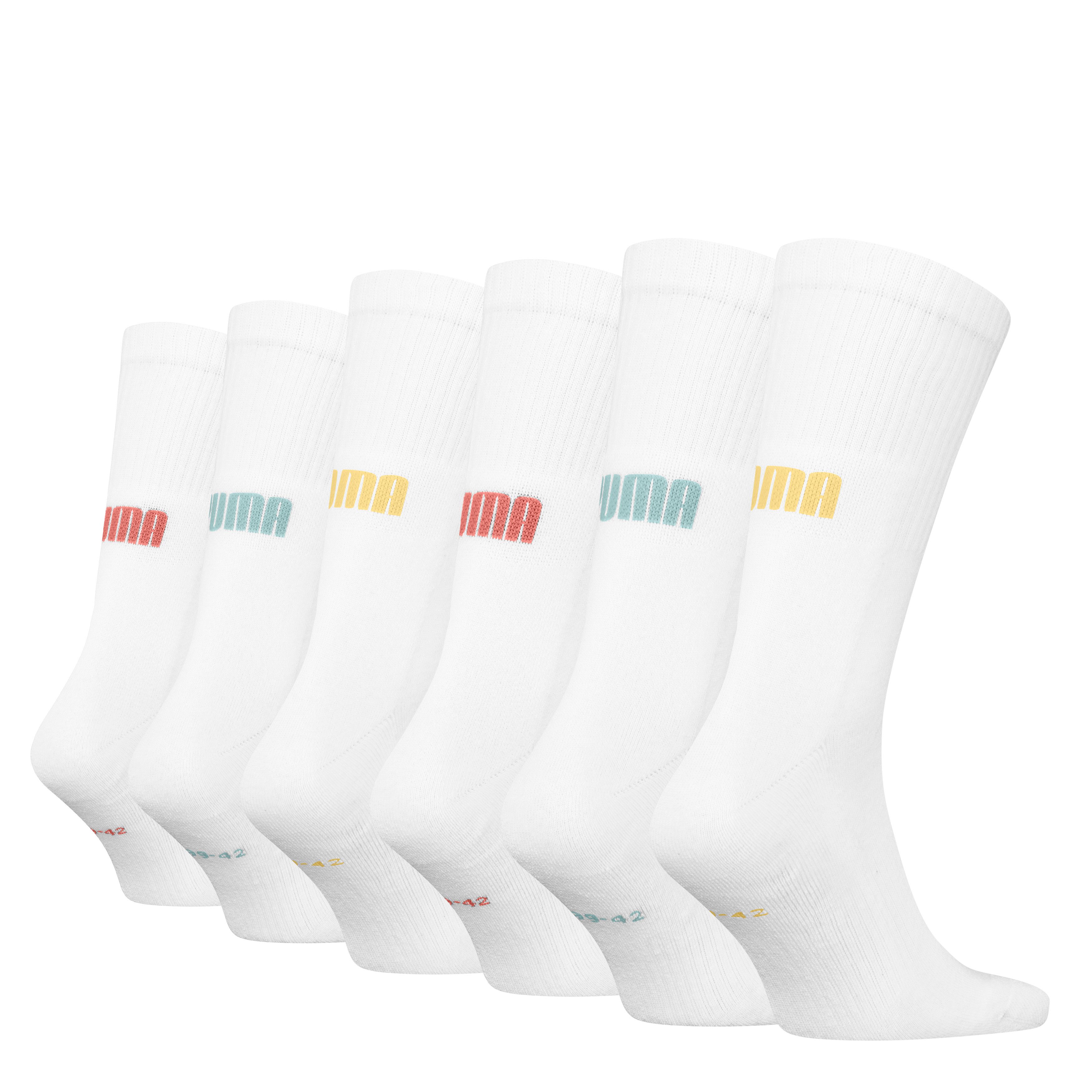 PUMA Socken "PUMA UNISEX CUSHIONED NEXT CREW 6P ECOM" 6 Paar, mit Logoschri günstig online kaufen