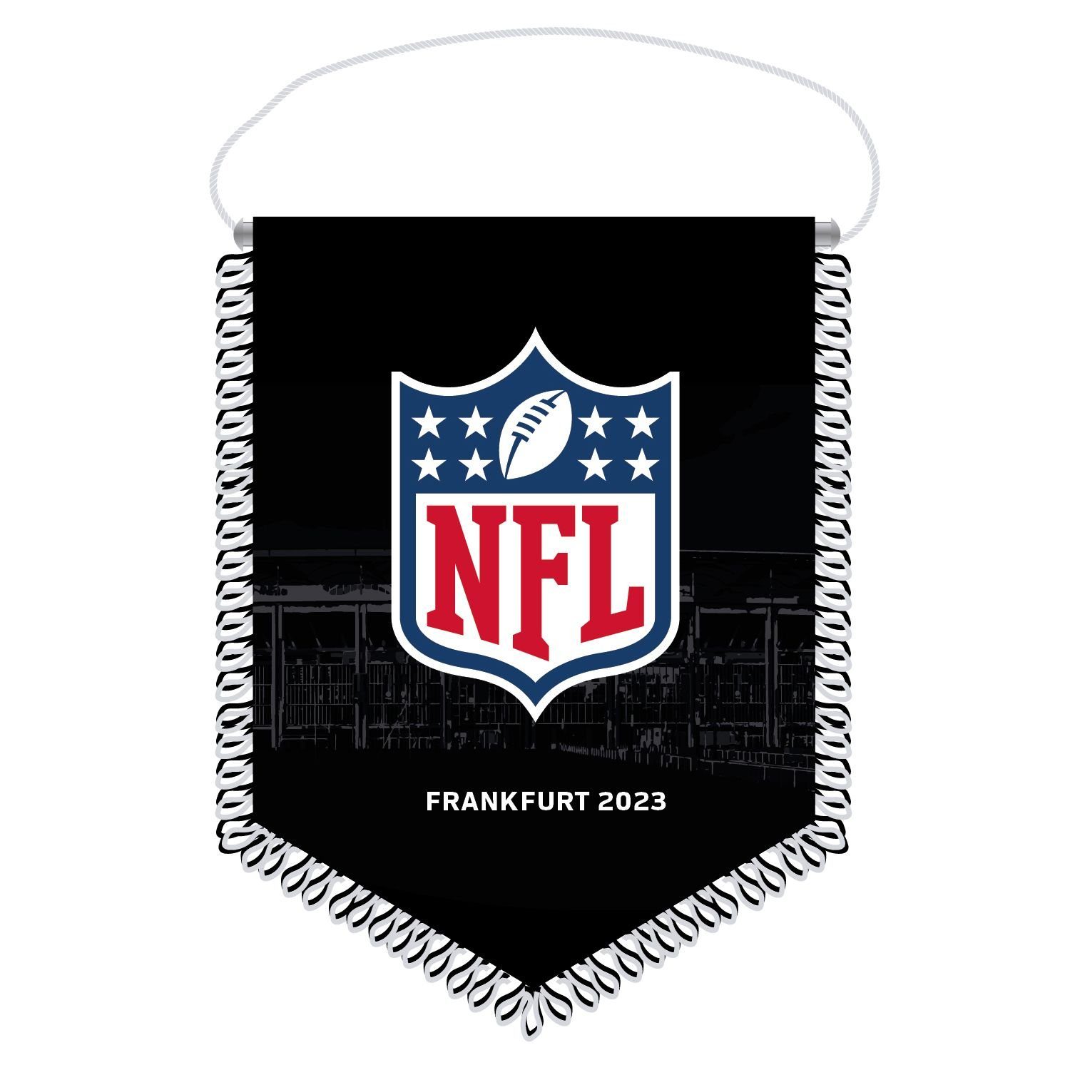Great Branding Wanddekoobjekt NFL Frankfurt Game 21x28cm Wimpel Colts vs. Patri