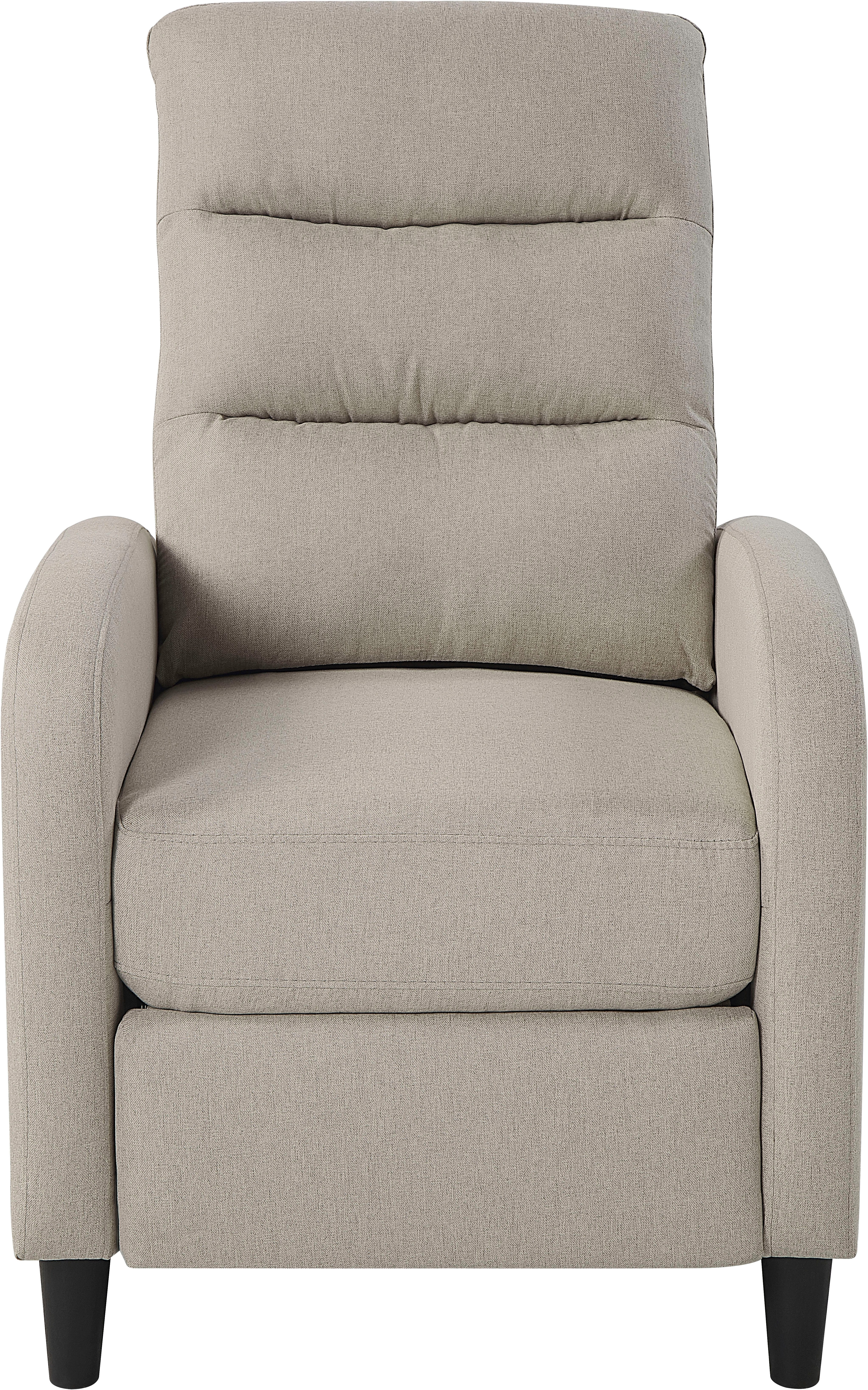 ATLANTIC home collection Relaxsessel Tiago, mit Körperdruck aktivierbarer Relaxfunktion, Wellenunterfederung