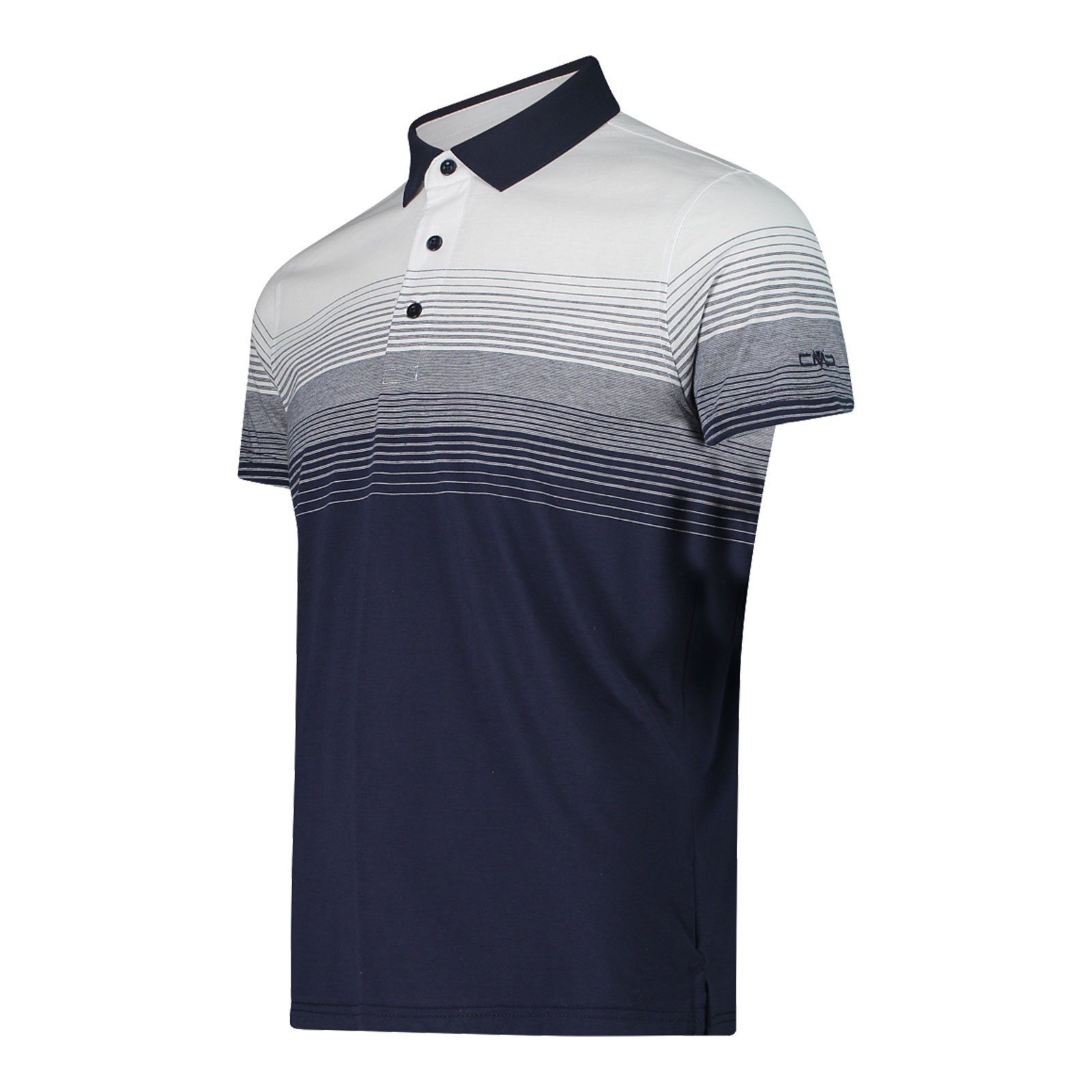 CMP Poloshirt Man Polo mit horizontalem Streifenmuster