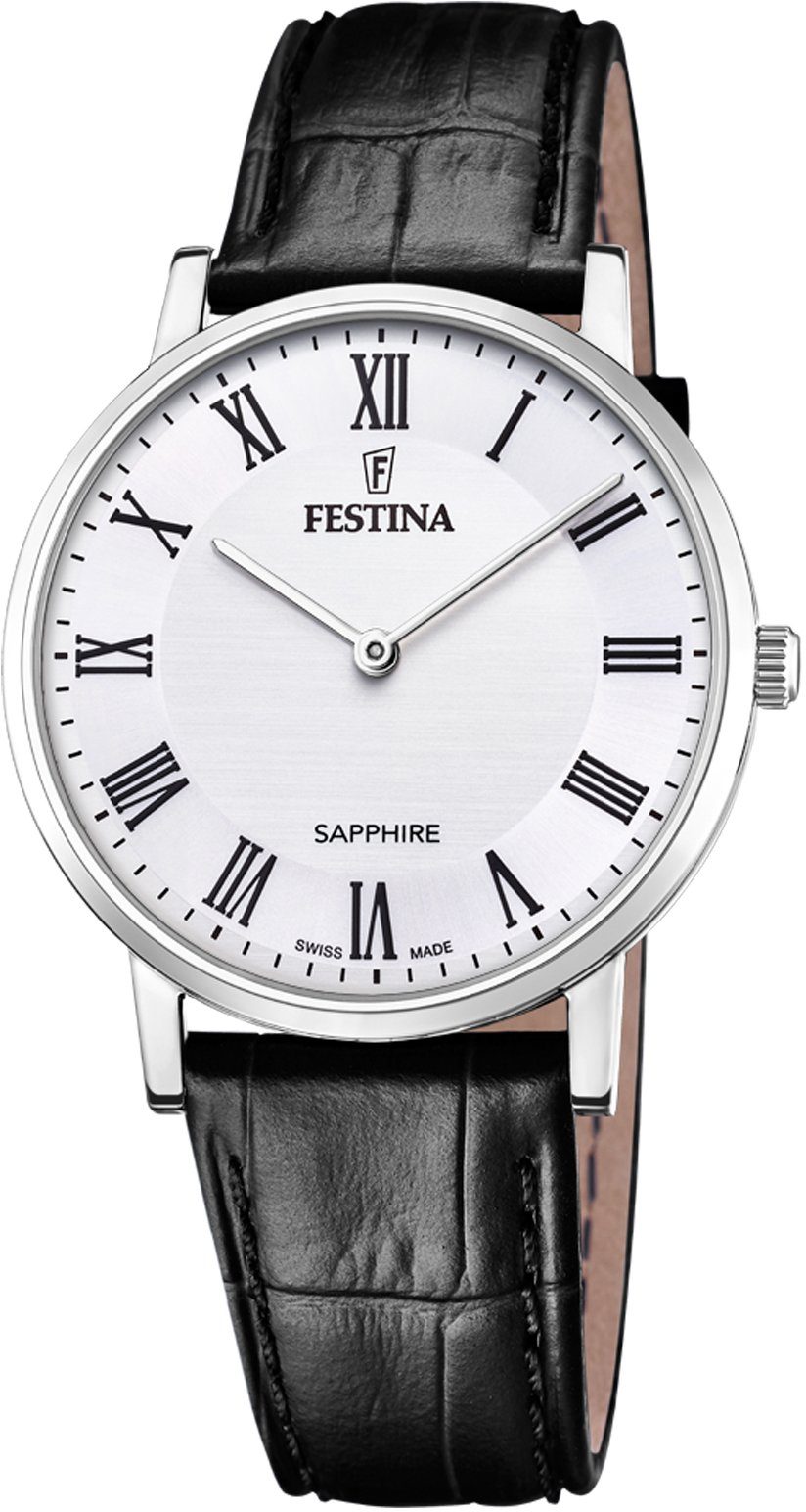 Festina Quarzuhr Festina Swiss Made, F20012/2, Armbanduhr, Herrenuhr, Swiss Made