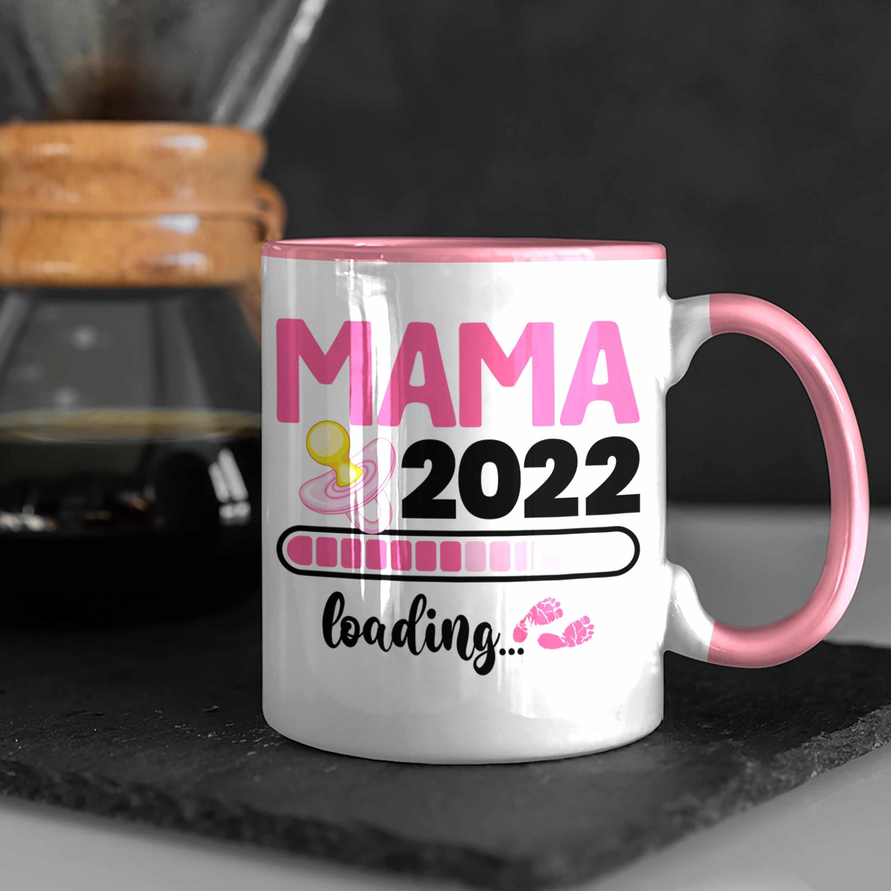 Trendation Tasse Trendation - Mama Tasse 2022 Rosa Loading Schwangerschaftsverkündung Schwanger Überraschung