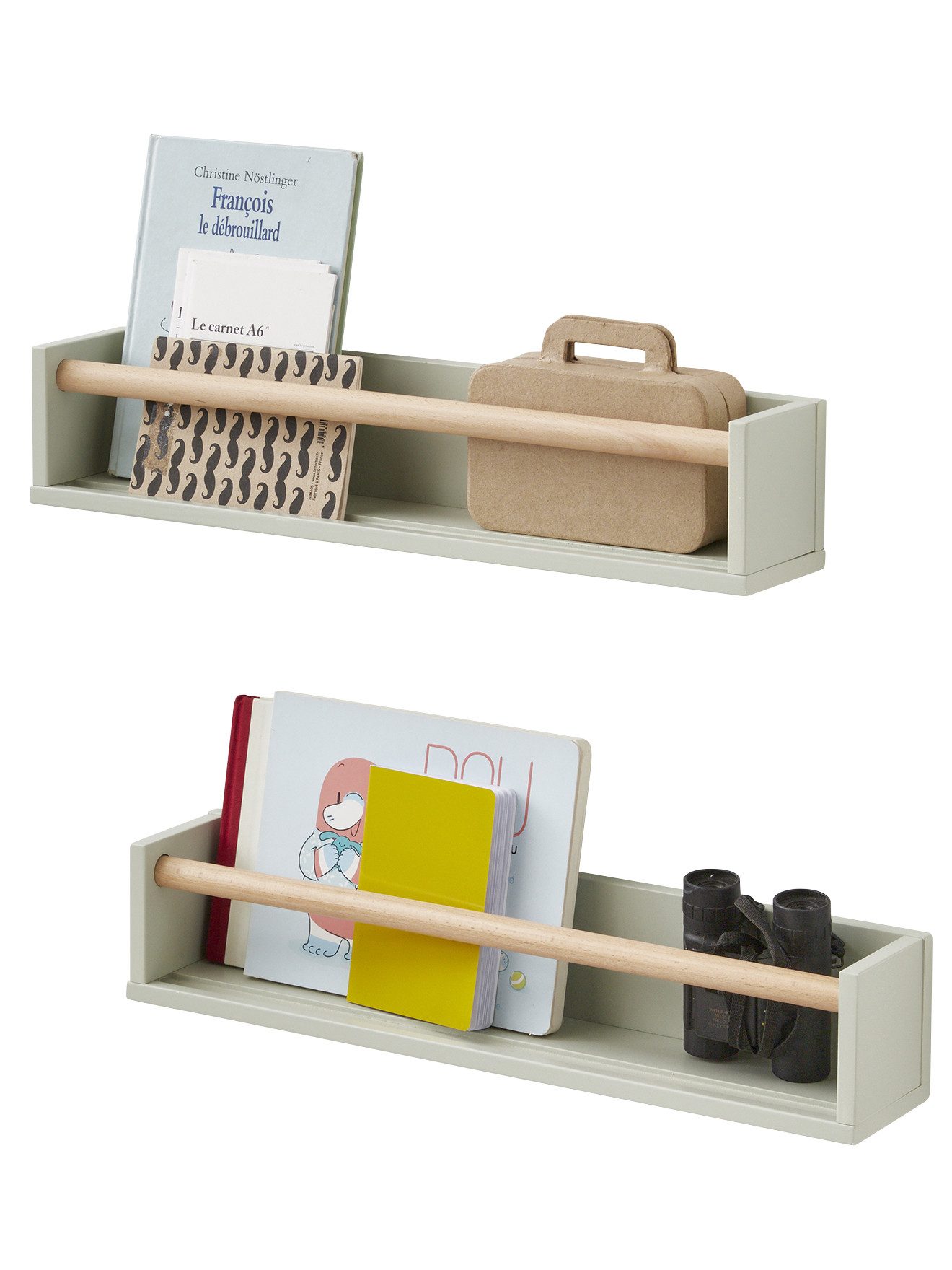 vertbaudet Wandregal 2er-Set Kinderzimmer Wandregale KONFETTI günstig online kaufen